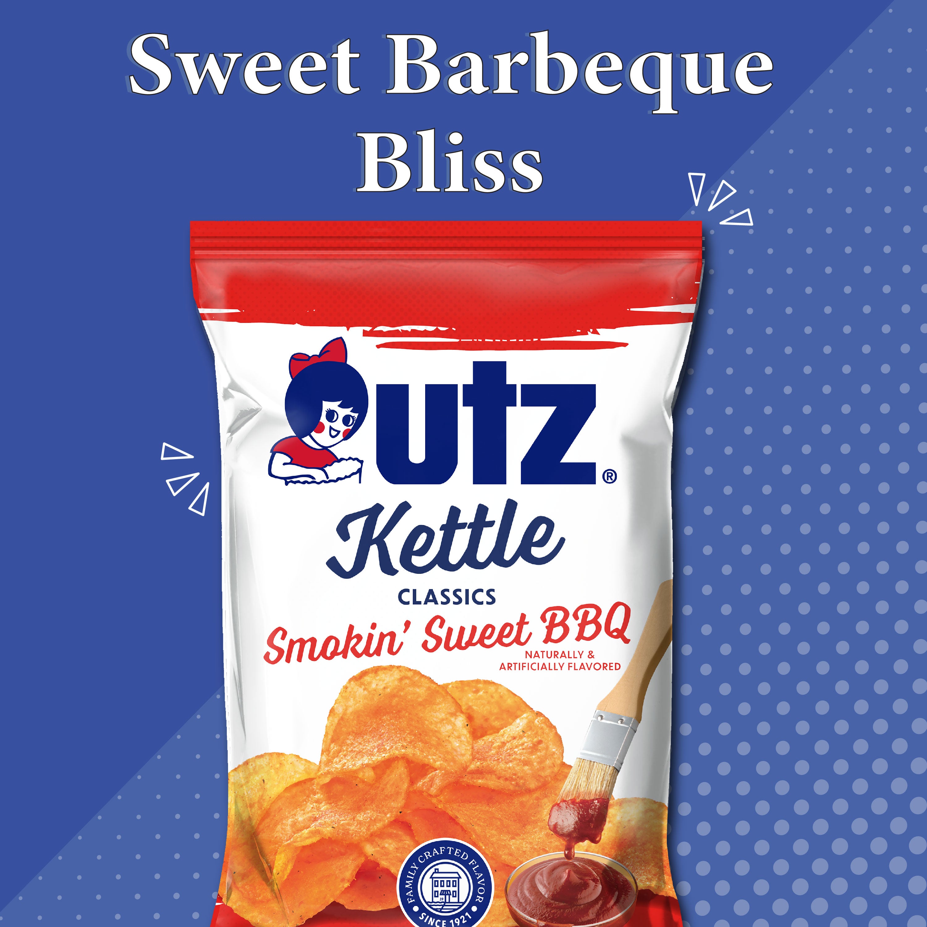 Utz Kettle Classics Potato Chips Mash Up Smokin' Sweet Crab – Utz