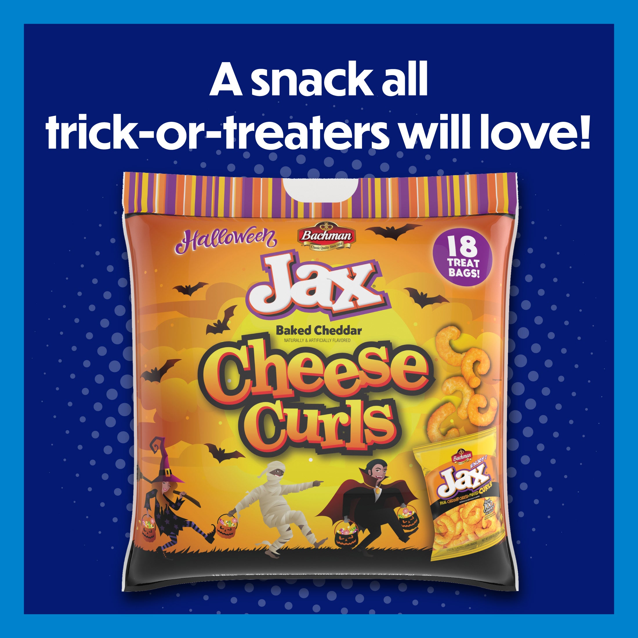 Utz Halloween Trick-or-Treat Pack – 4 Snackable Favorites for Ghouls & Goblins