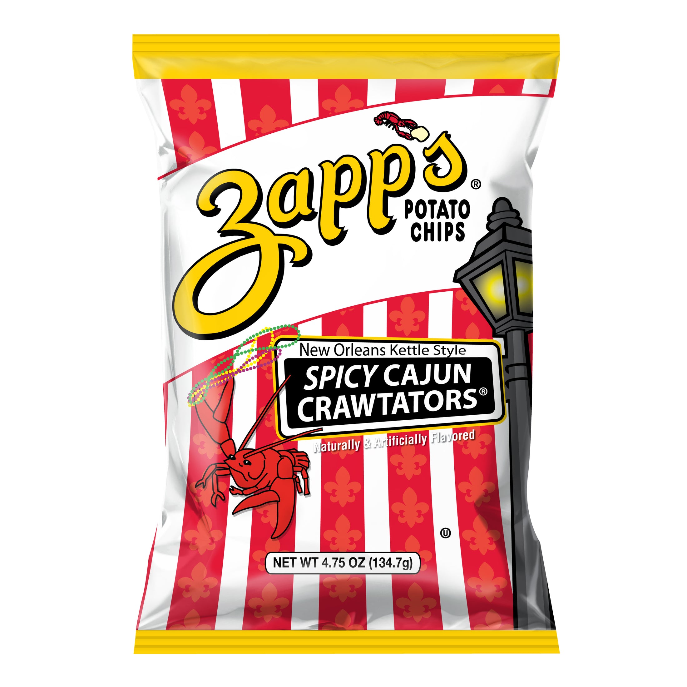 Zapp's Kettle Potato Chips Spicy Cajun Crawtators