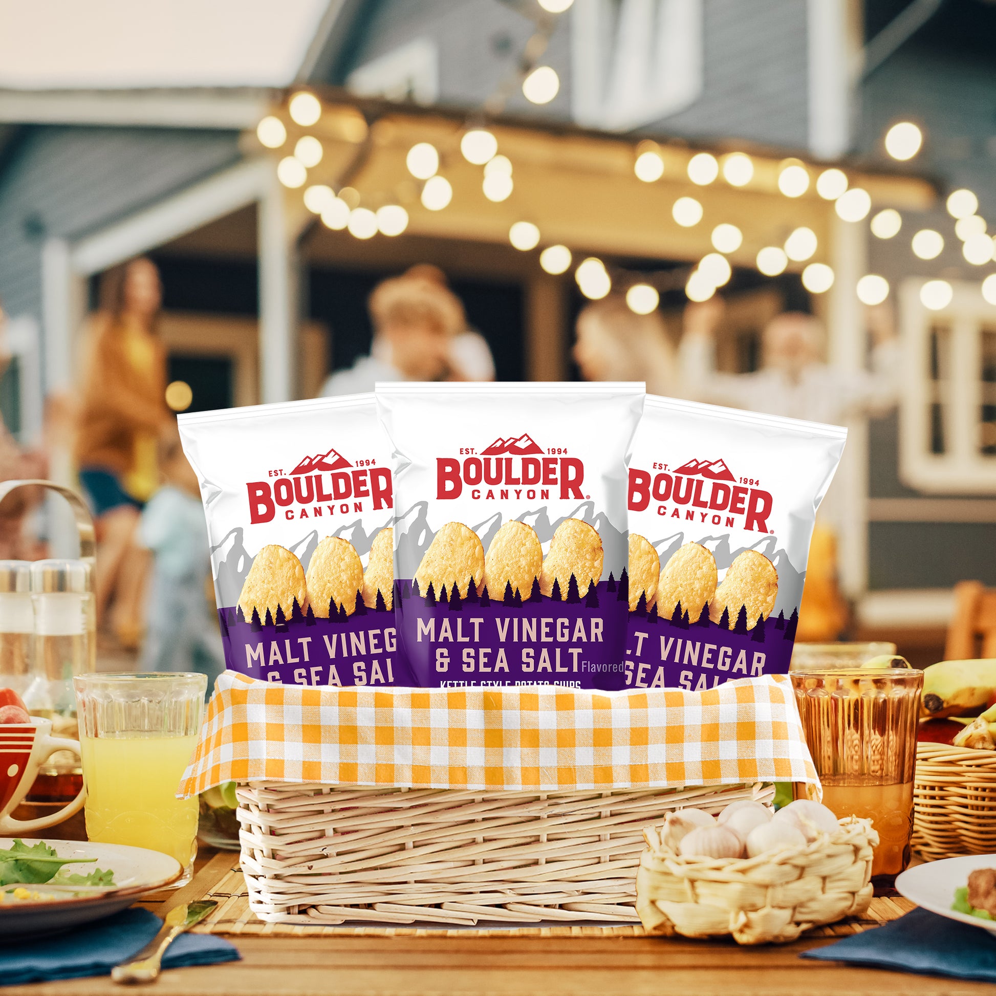 Boulder Canyon Kettle Potato Chips Malt Vinegar Sea Salt – Utz