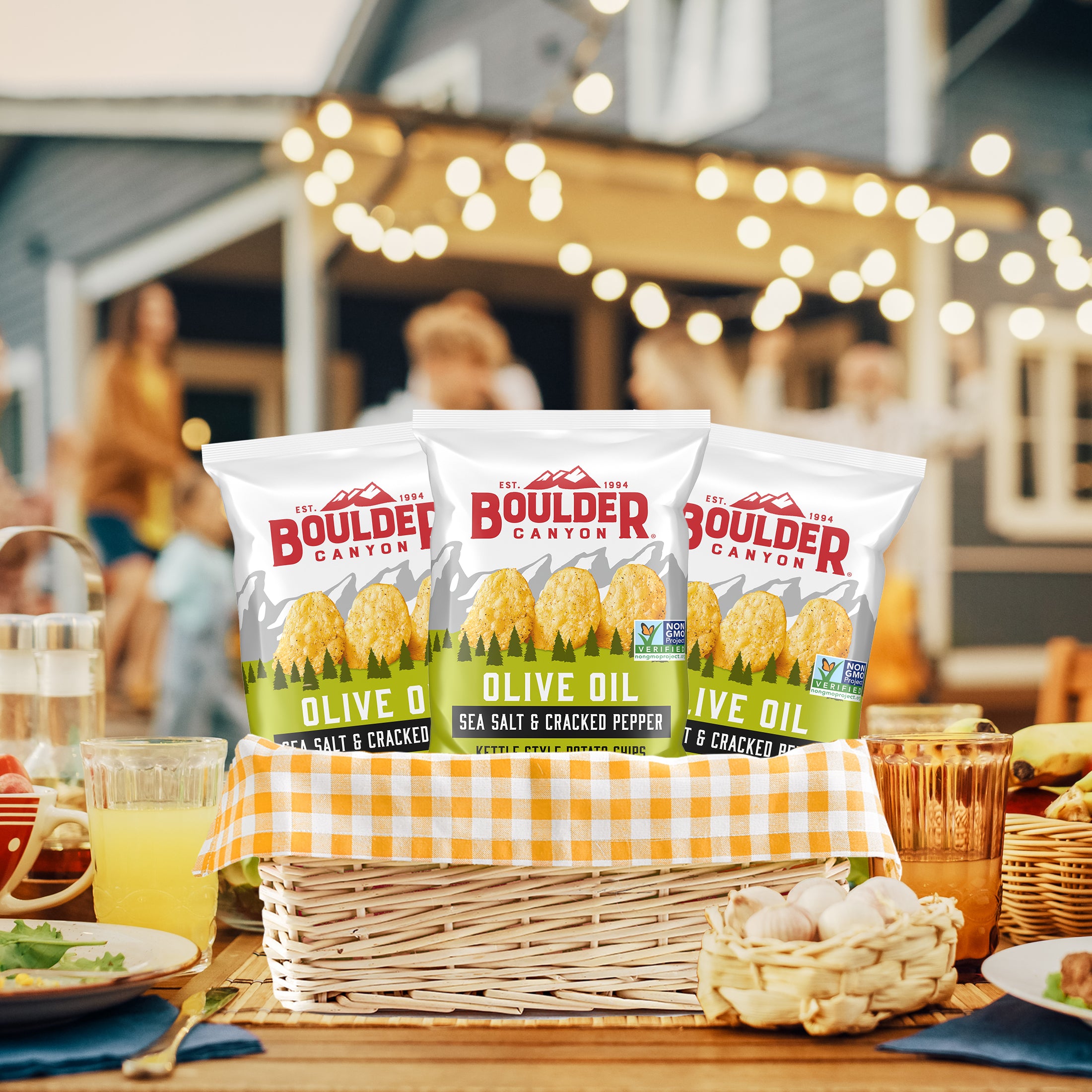 Boulder Canyon Kettle Potato Chips Olive Oil Sea Salt & Cracked Pepper