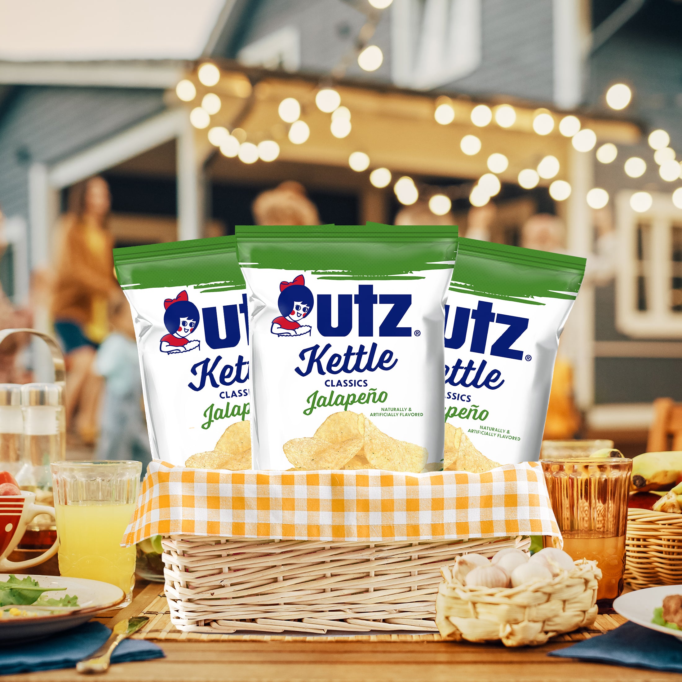Utz Kettle Classics Potato Chips Jalapeno