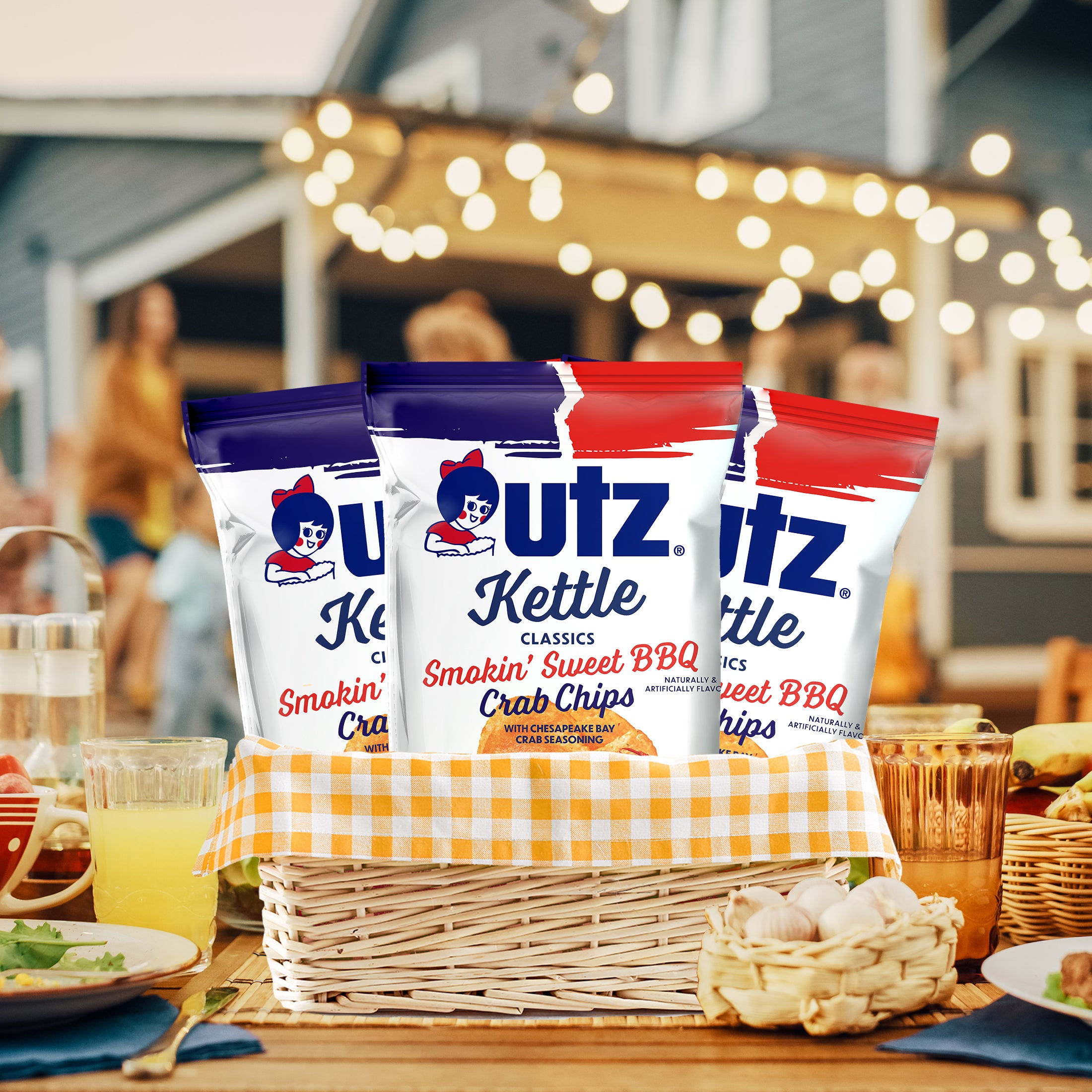 Utz Kettle Classics Potato Chips Mash Up Smokin' Sweet Crab – Utz
