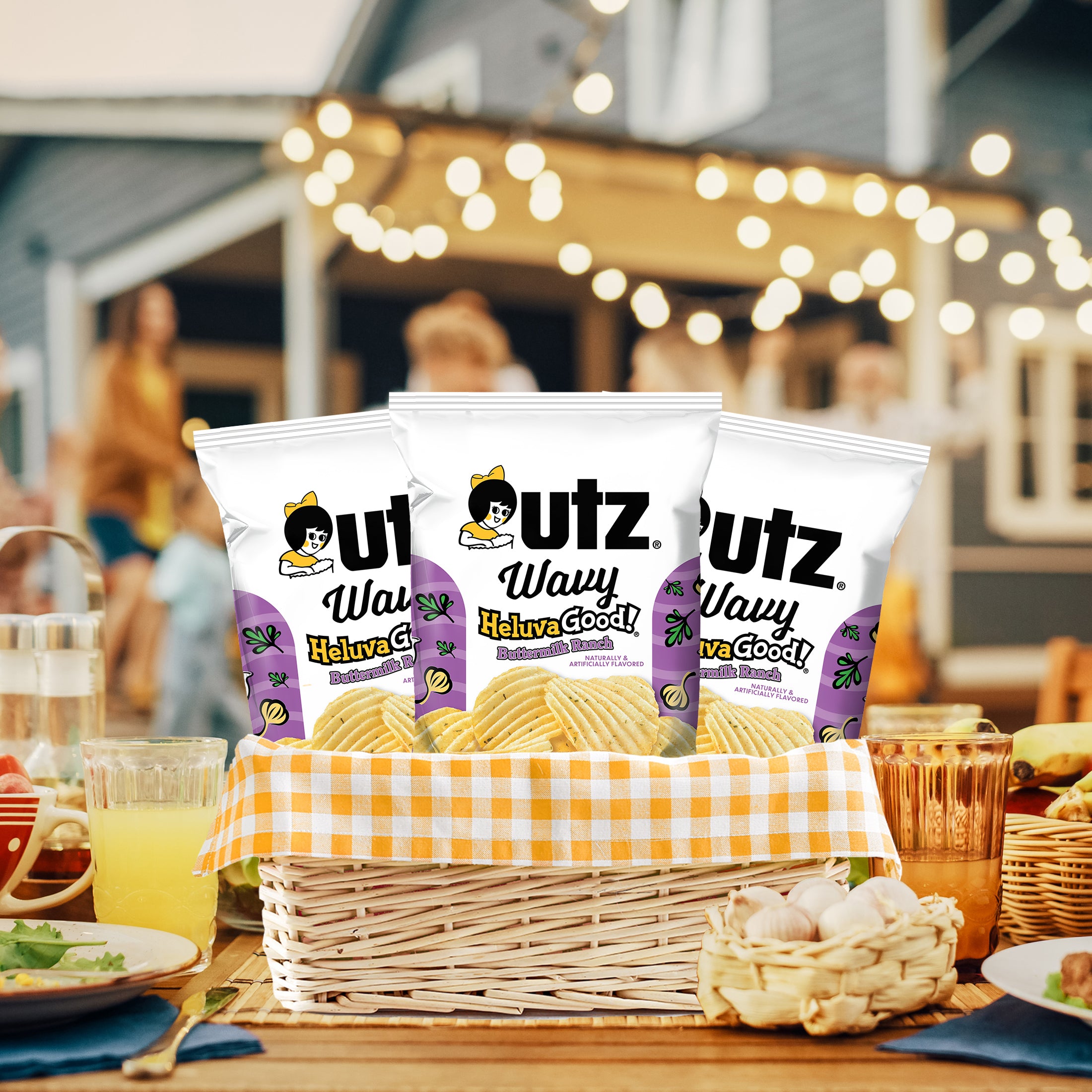 Utz Wavy Buttermilk Ranch Flavored Potato Chips – Utz Quality Foods