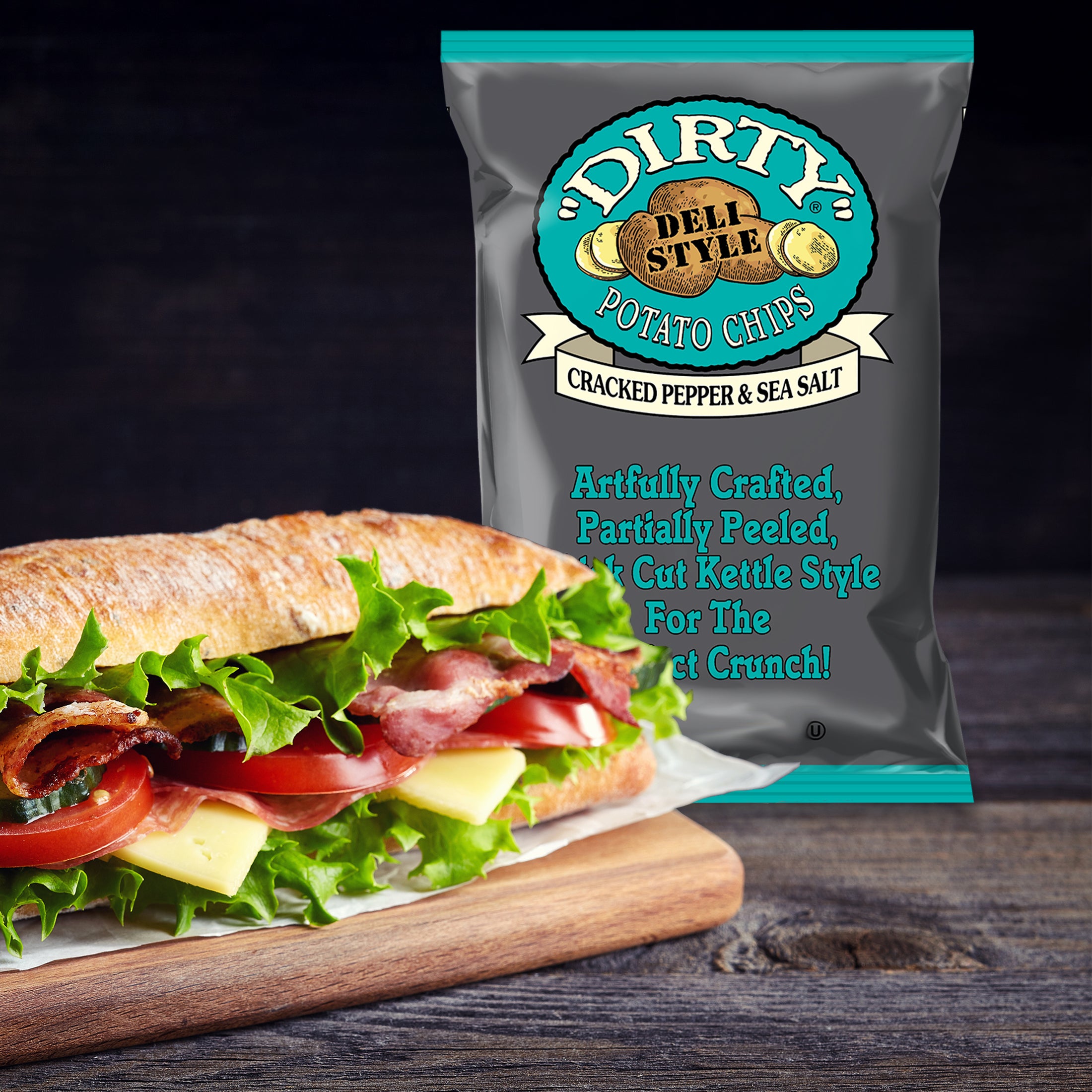 Dirty Kettle Style Potato Chips Cracked Pepper & Sea Salt
