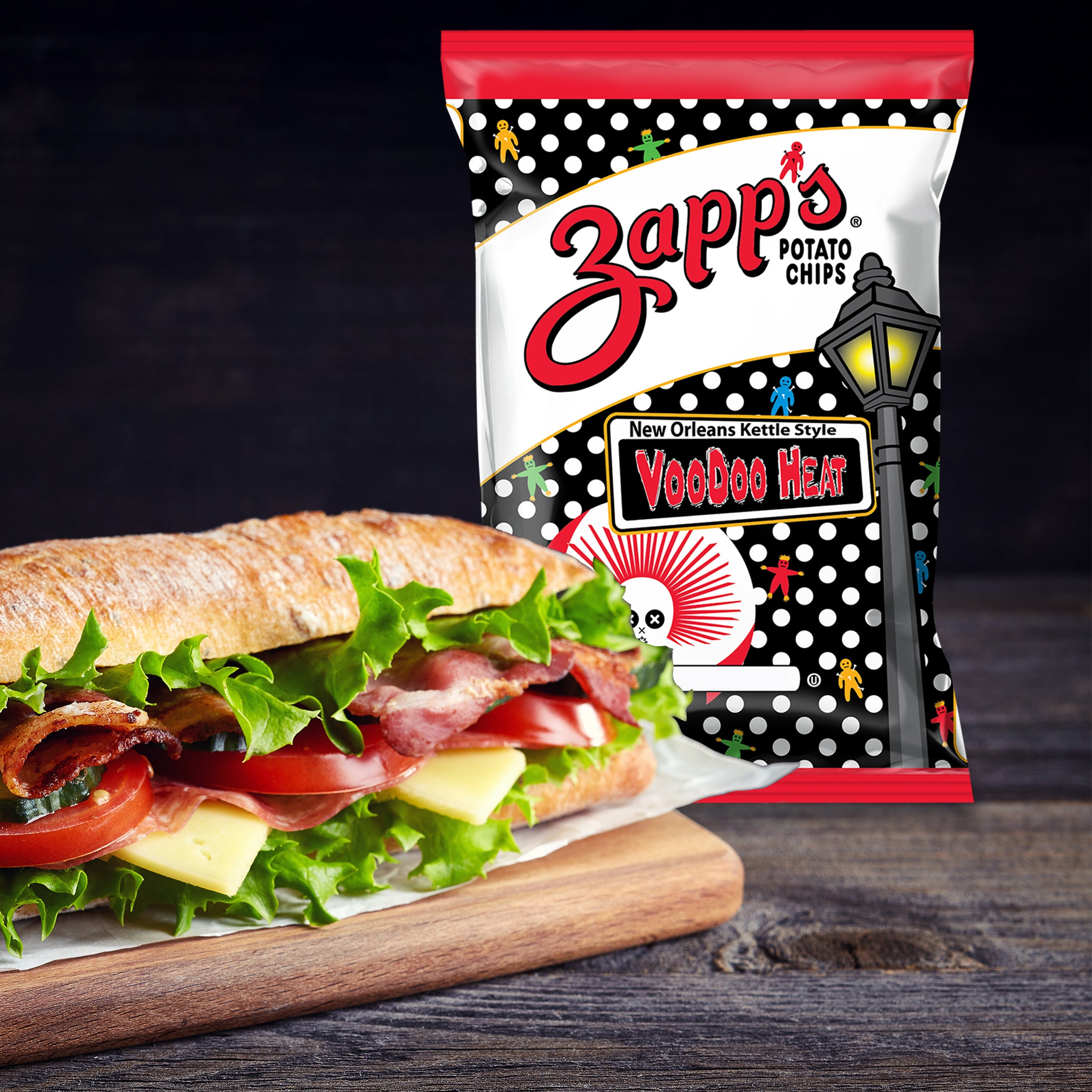 ♪SPICY♪ Zapp's Kettle Potato Chips Voodoo Heat – Utz Quality Foods