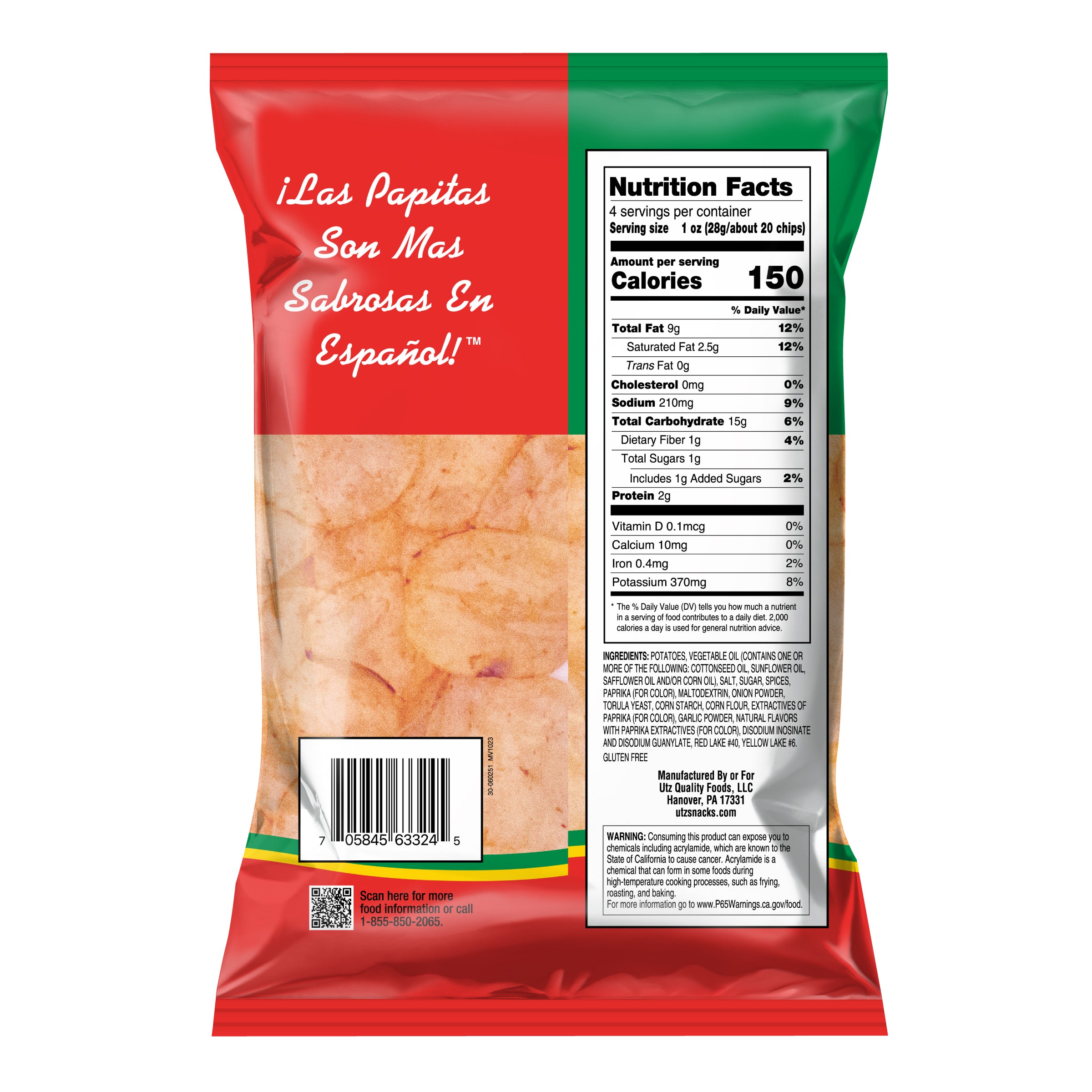Miguelitos Papitas Fuego Potato Chips