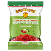 Miguelitos Chile Limón Crunchy Curls, front of bag