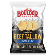 Boulder Canyon Beef Tallow Kettle Potato Chips, 5.5 oz Bag