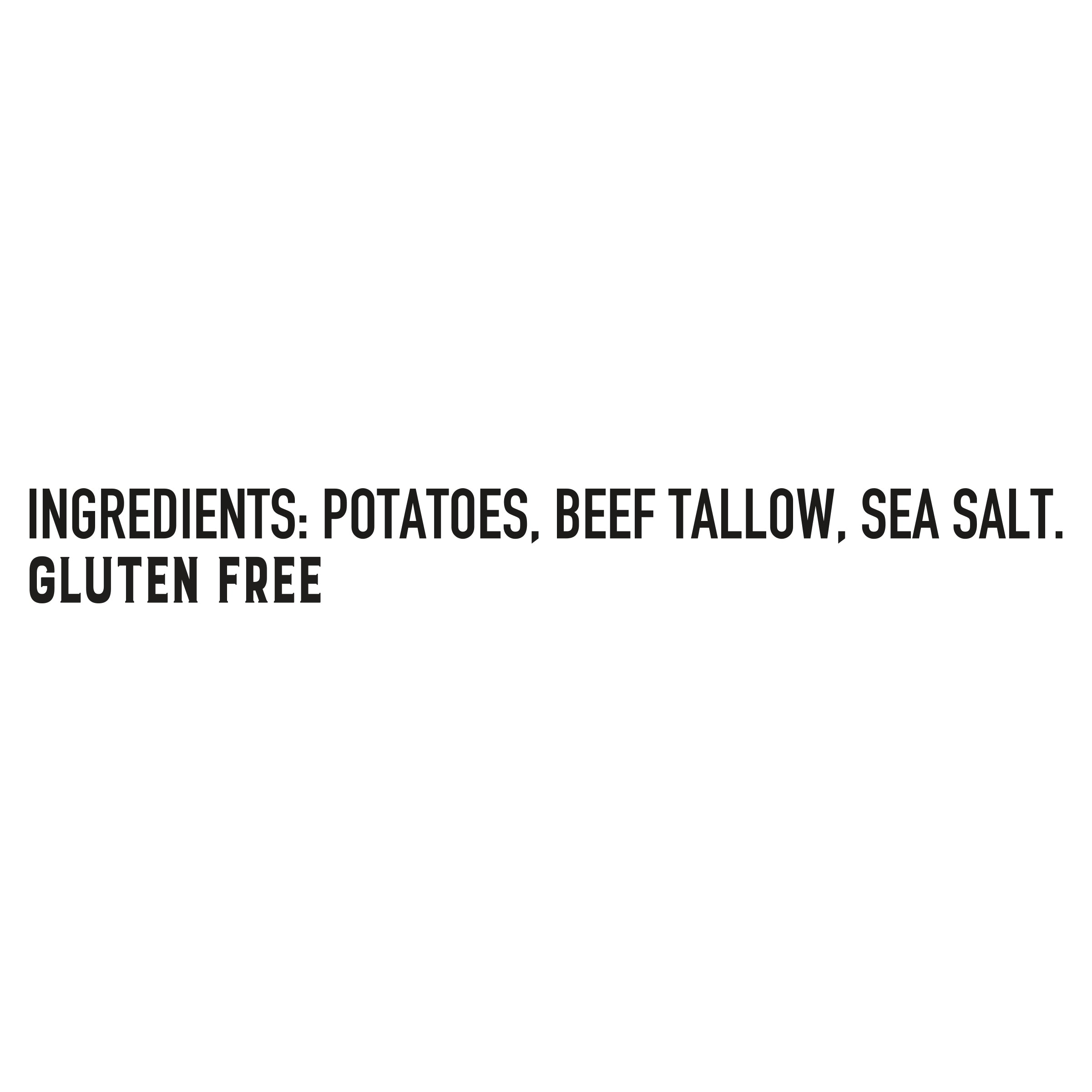 Boulder Canyon Beef Tallow Kettle Potato Chips, 5.5 oz Bag