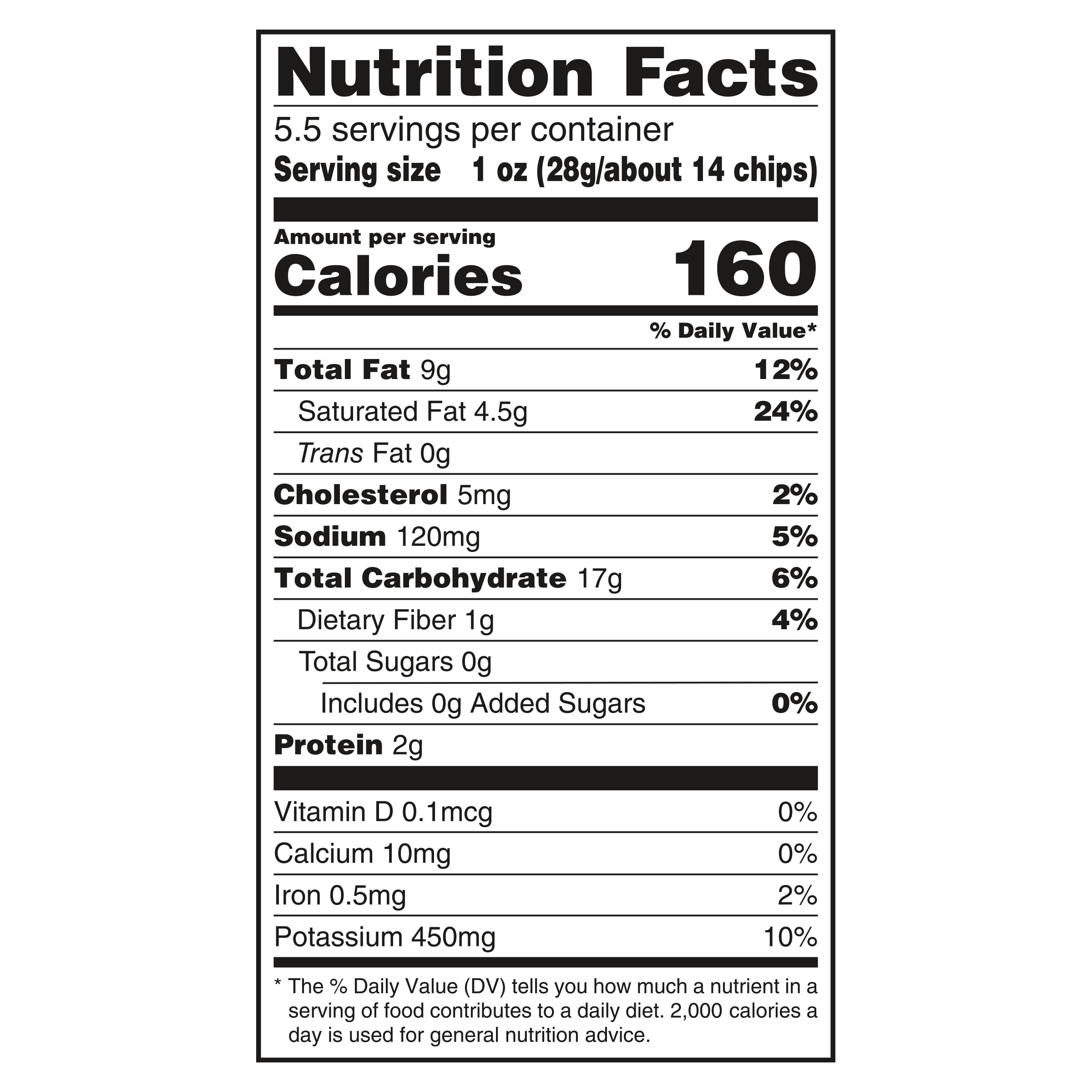 Boulder Canyon Beef Tallow Kettle Potato Chips, 5.5 oz Bag
