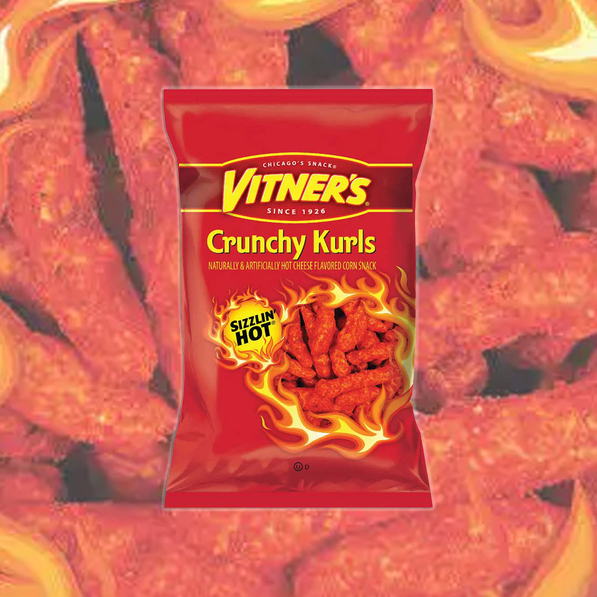 Vitner's Sizzlin Hot Crunchy Kurls – Utz Quality Foods