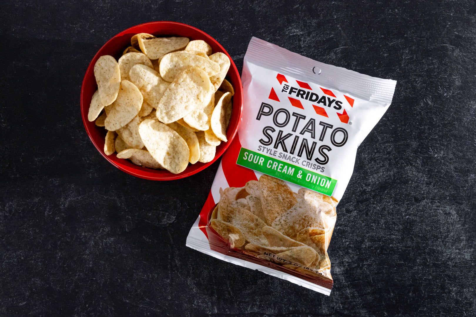 TGI Fridays Sour Cream & Onion Potato Skins – Utz Quality Foods