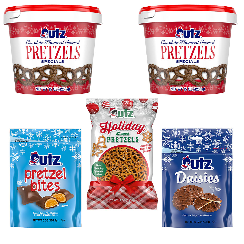 Utz Holiday Pretzel & Chocolate Snack Box