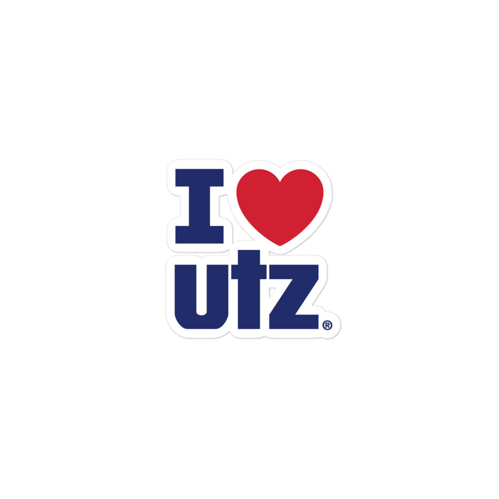 I Love Utz Sticker