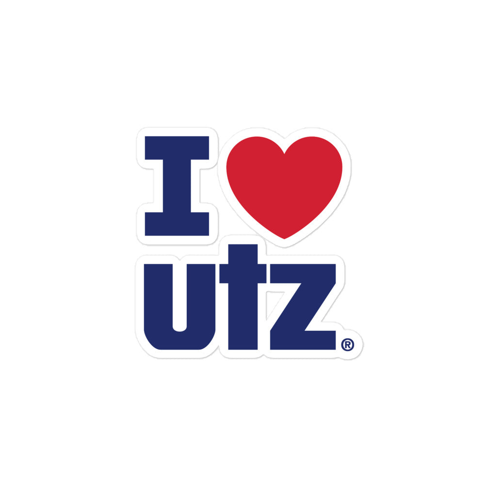 I Love Utz Sticker