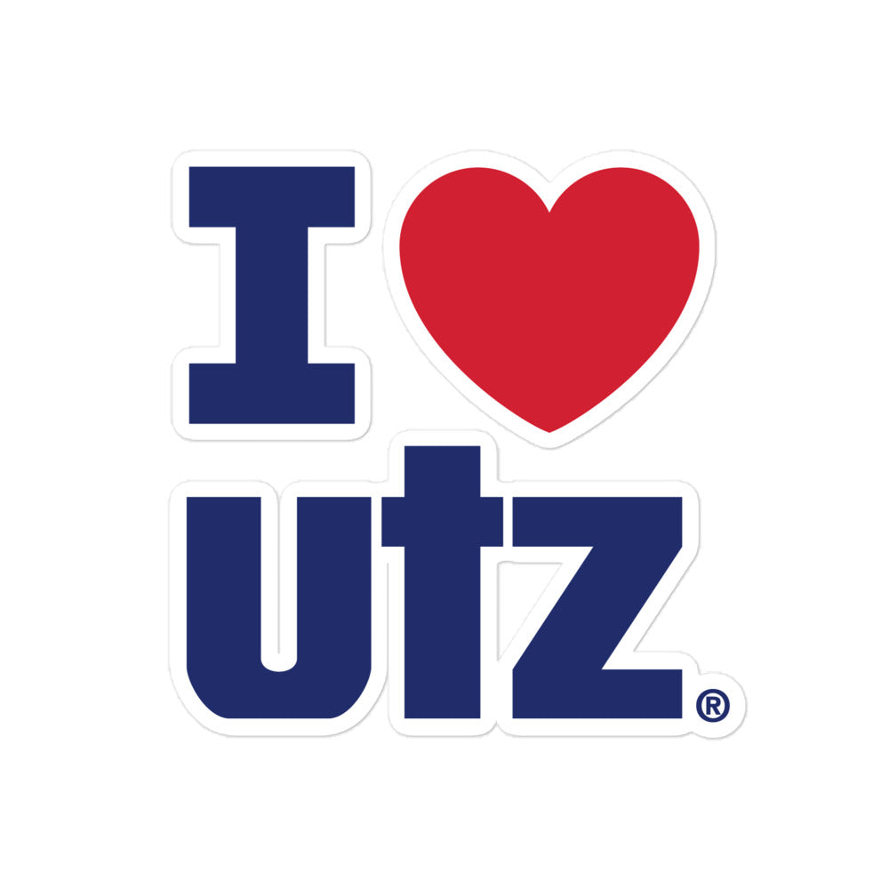 I Love Utz Sticker