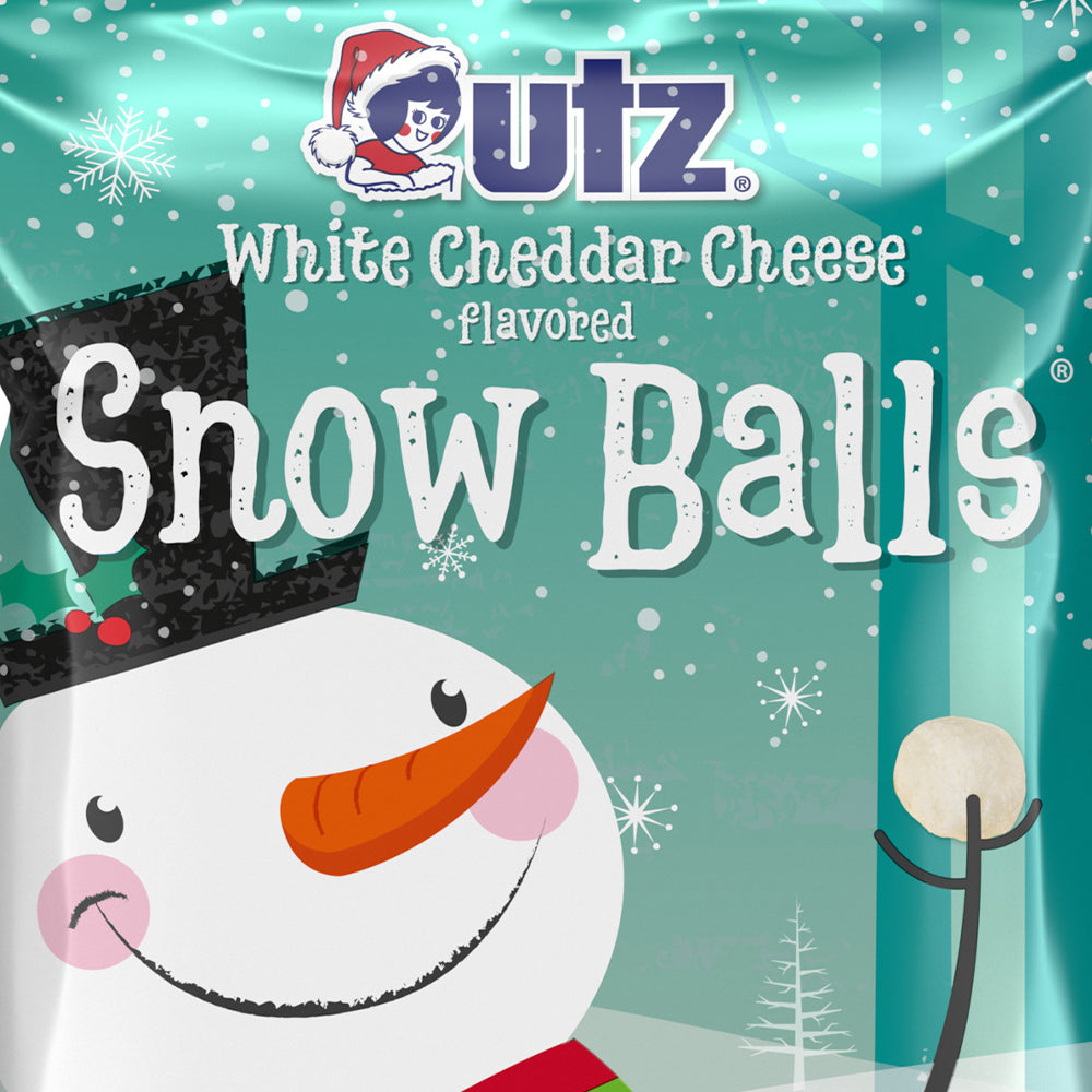 Utz White Cheddar Snow Balls™ 3-Pack Barrel