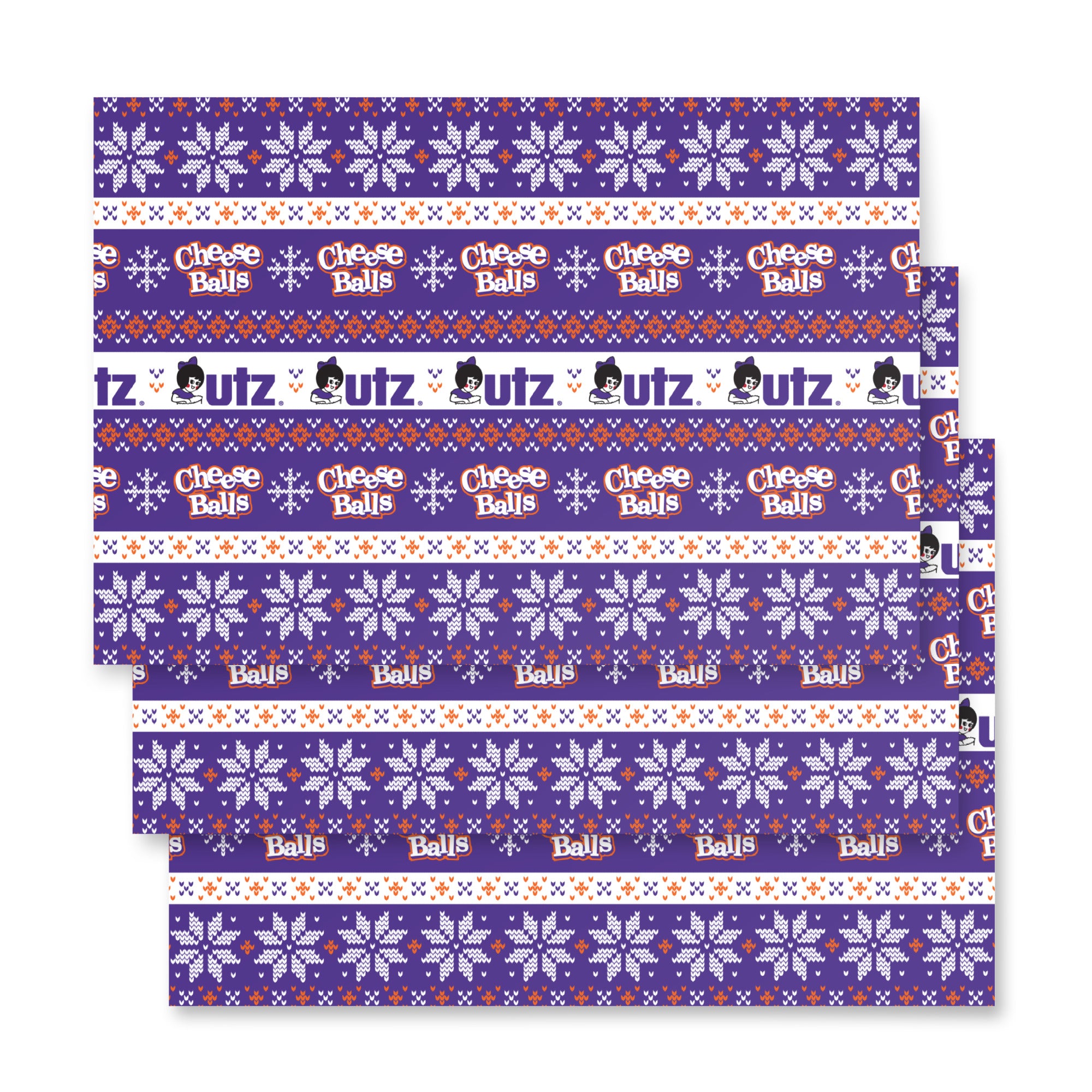 Utz Wrapping Paper Sheets - Cheese Balls
