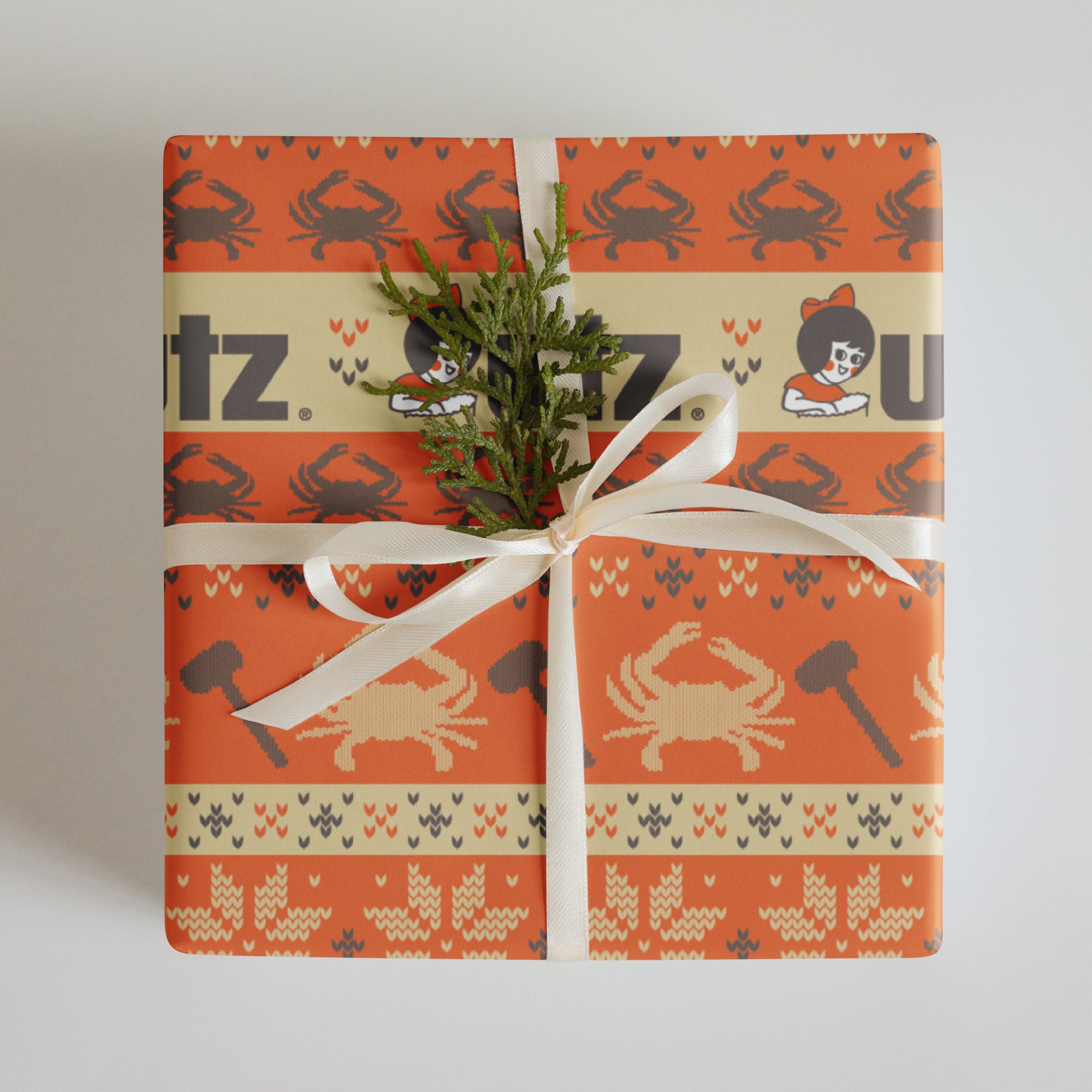 Utz Wrapping Paper Sheets - "The Crab Chip"