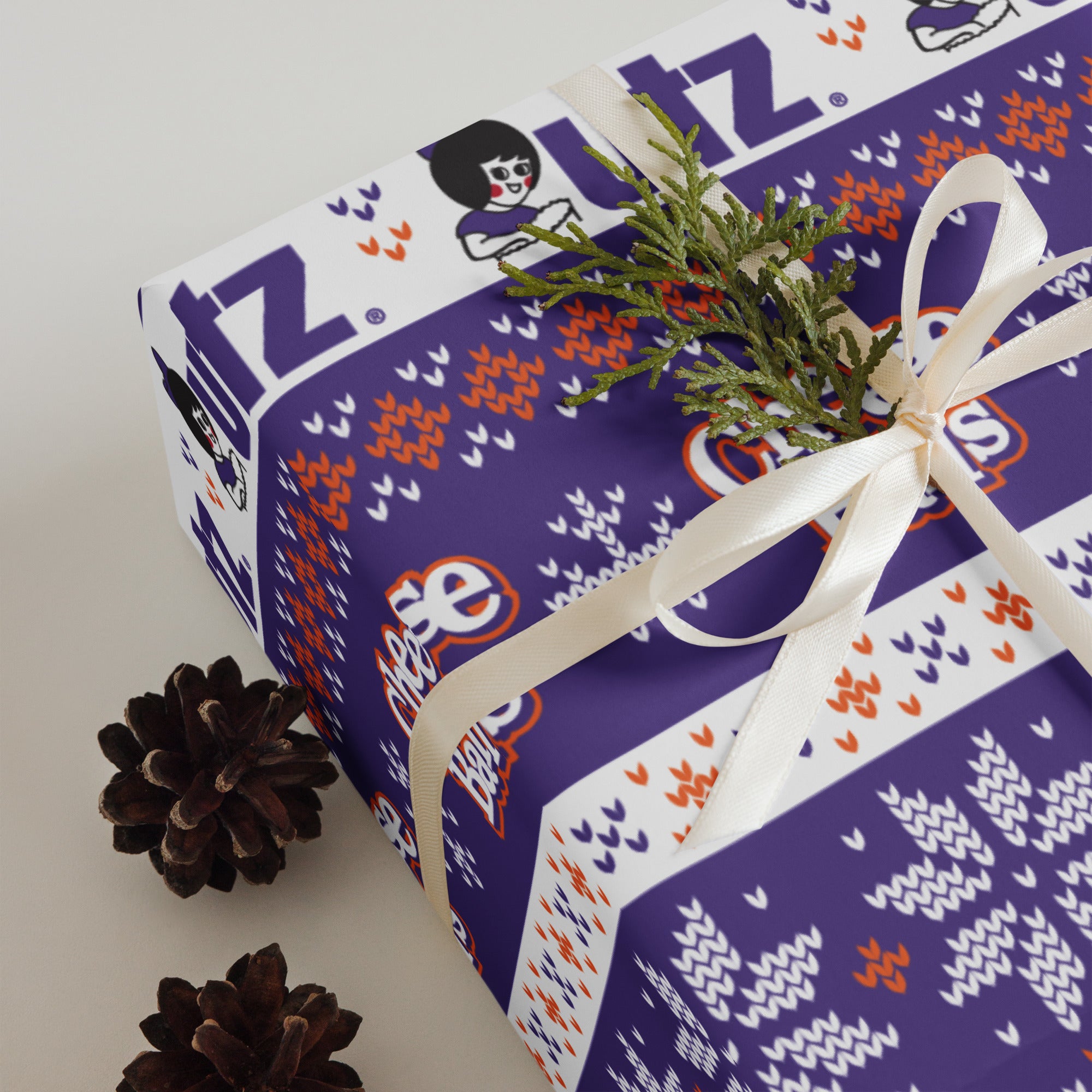 Utz Wrapping Paper Sheets - Cheese Balls