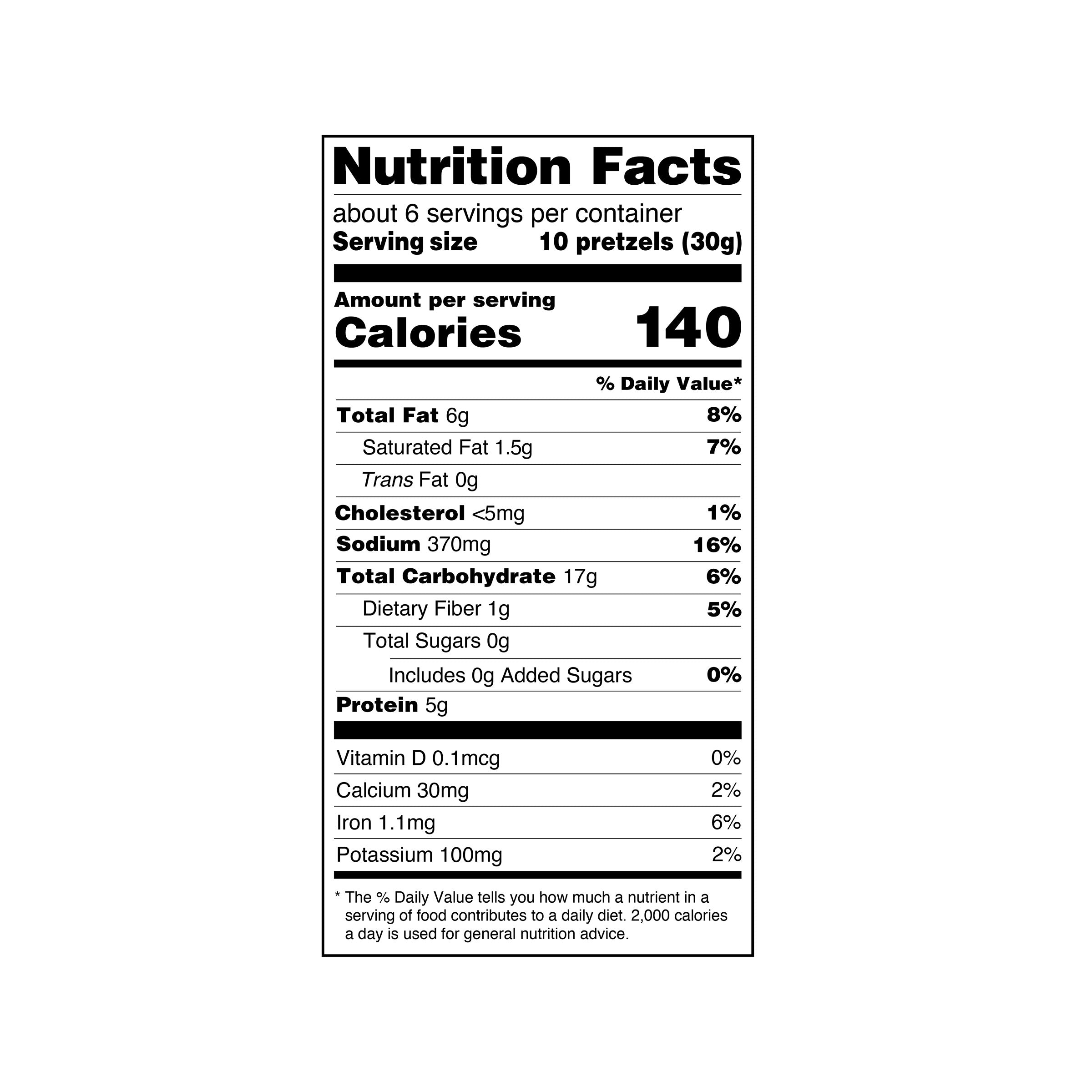 Utz Pretzels Bites Cheese Pizza