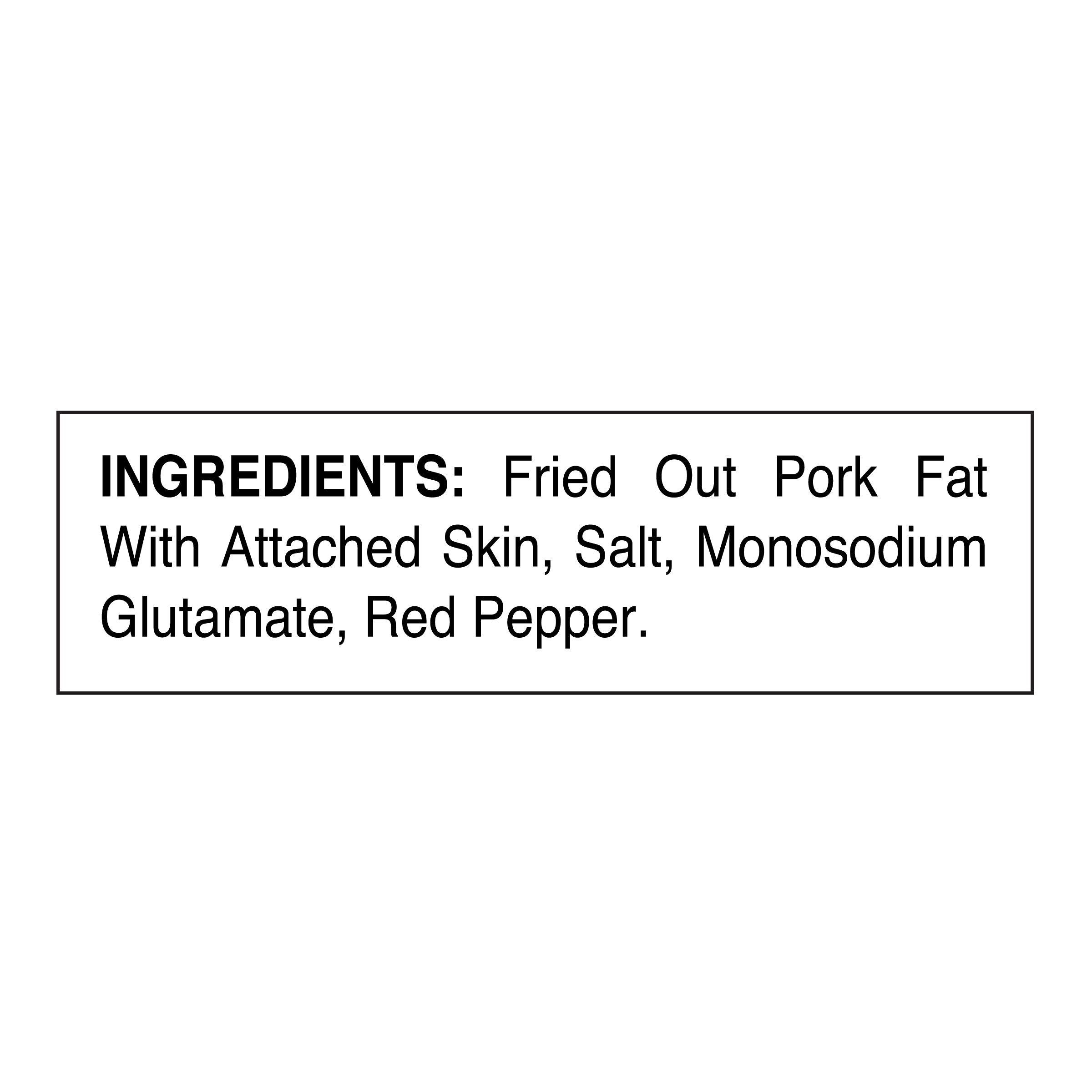 Golden Flake Pork Cracklin Strips Red Pepper 3 oz
