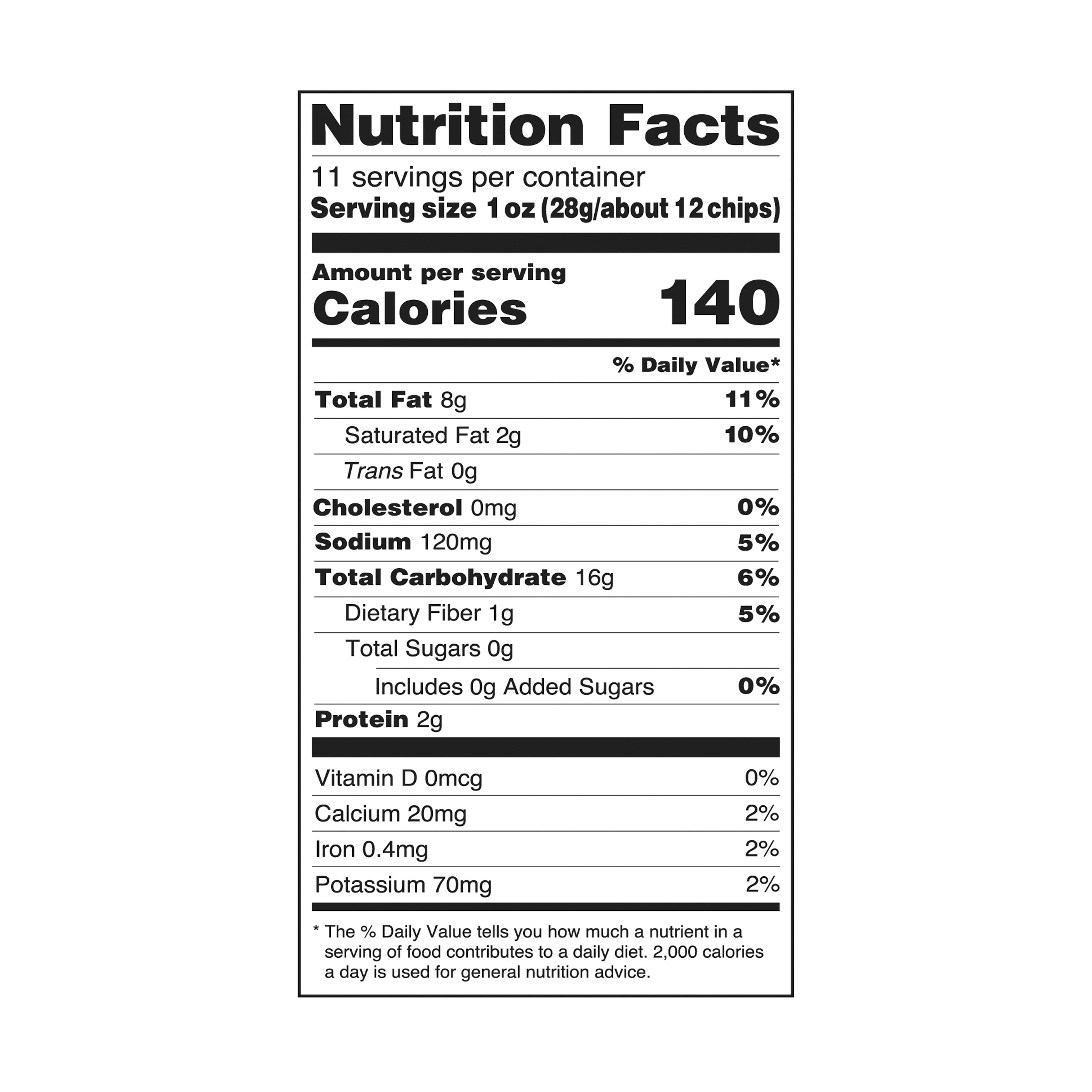 TORTIYAHS!® Superior Dipping Chips White Rounds 11 oz