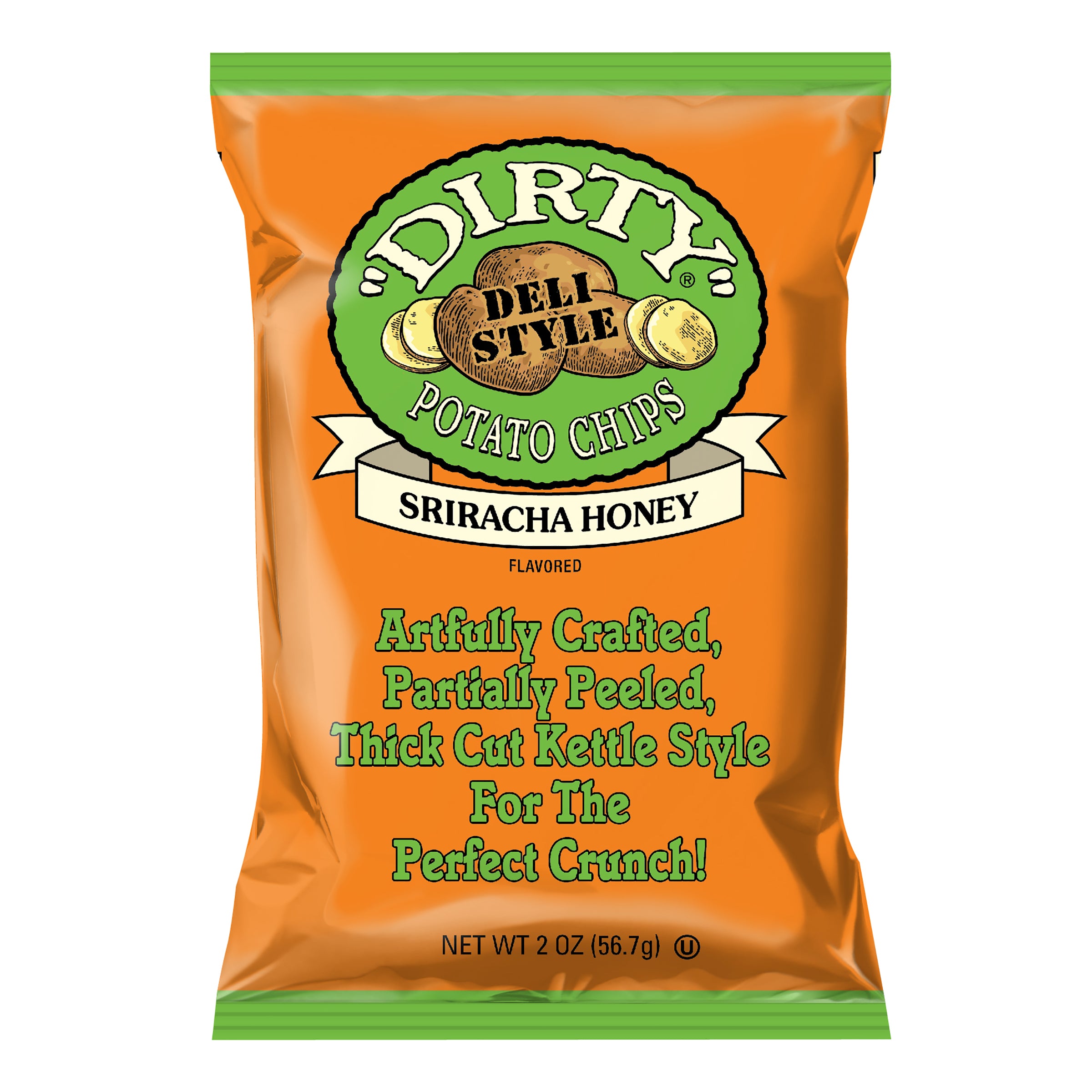 Dirty Kettle Style Potato Chips Sriracha & Honey 2 oz