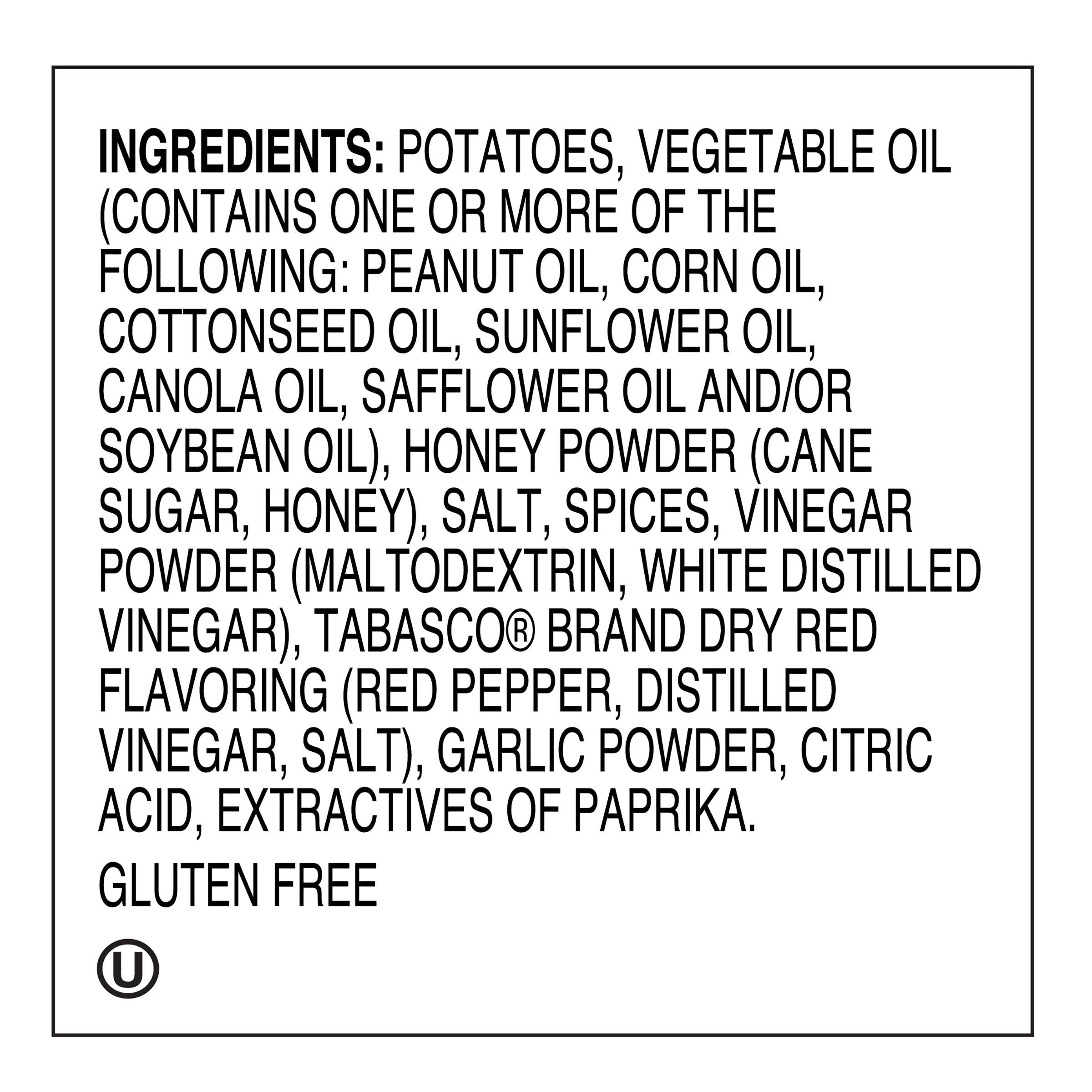 Dirty Kettle Style Potato Chips Sriracha & Honey 2 oz