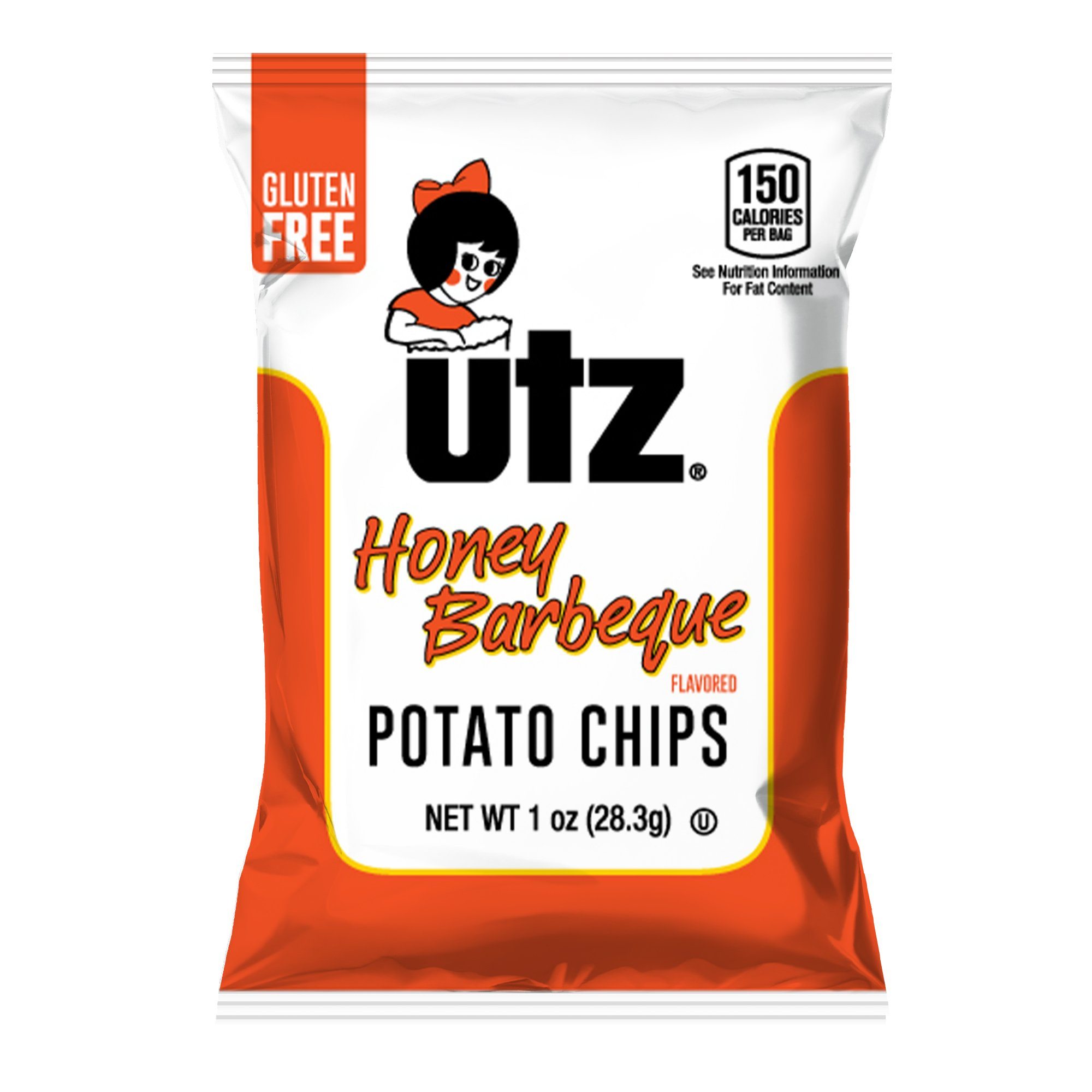 Utz Potato Chips, Honey Barbeque 1 oz. Bundler_SingleServe Utz 