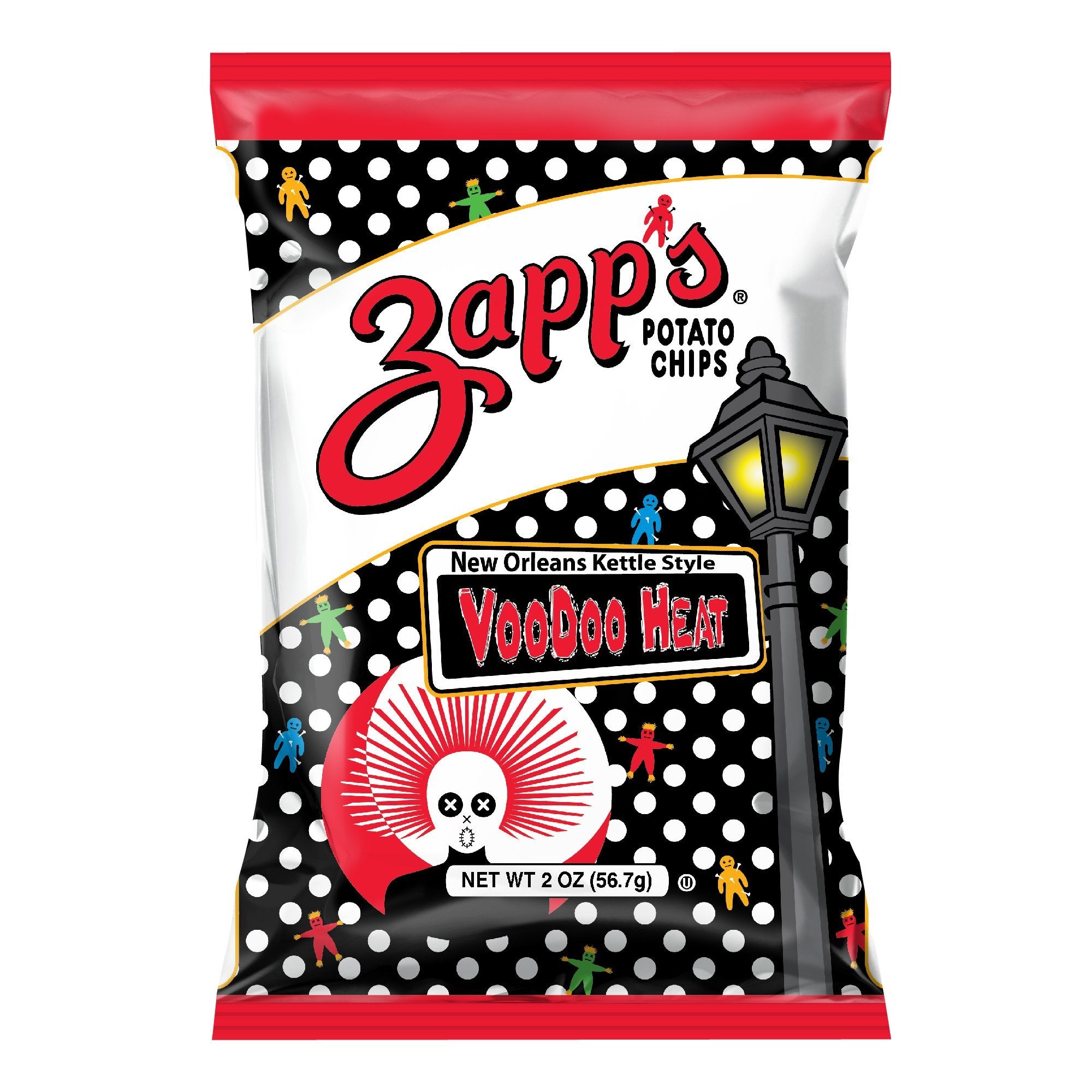 Zapp's Kettle Potato Chips, Voodoo Heat 2 oz. Bundler_Zapps2oz. Zapp's 