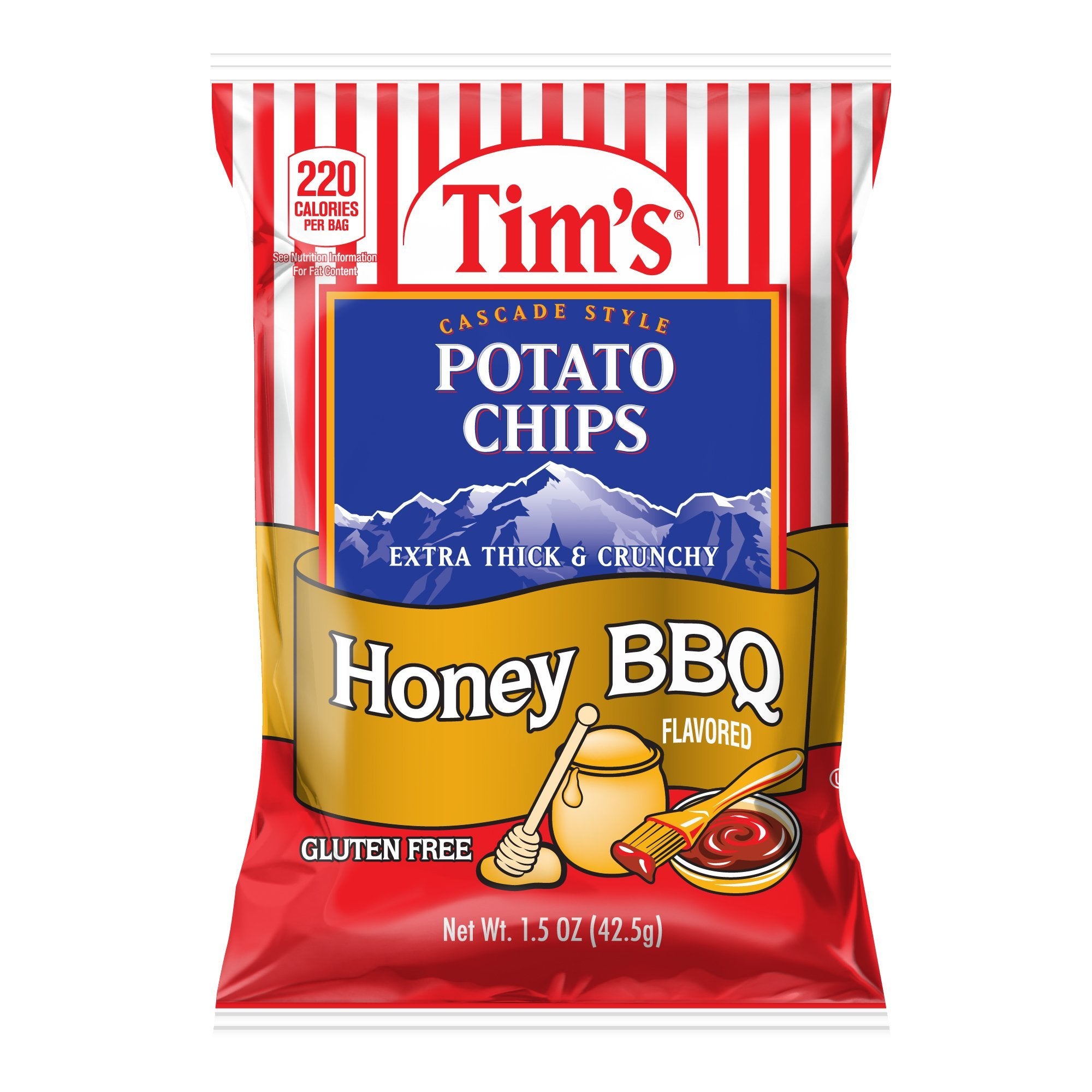 Tim's Potato Chips, Honey BBQ - Utz Quality Foods