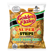 Golden Flake Pork Skins Super Strips Chili Lime 3 oz. Bundler_Golden OnTheGo Golden Flake 