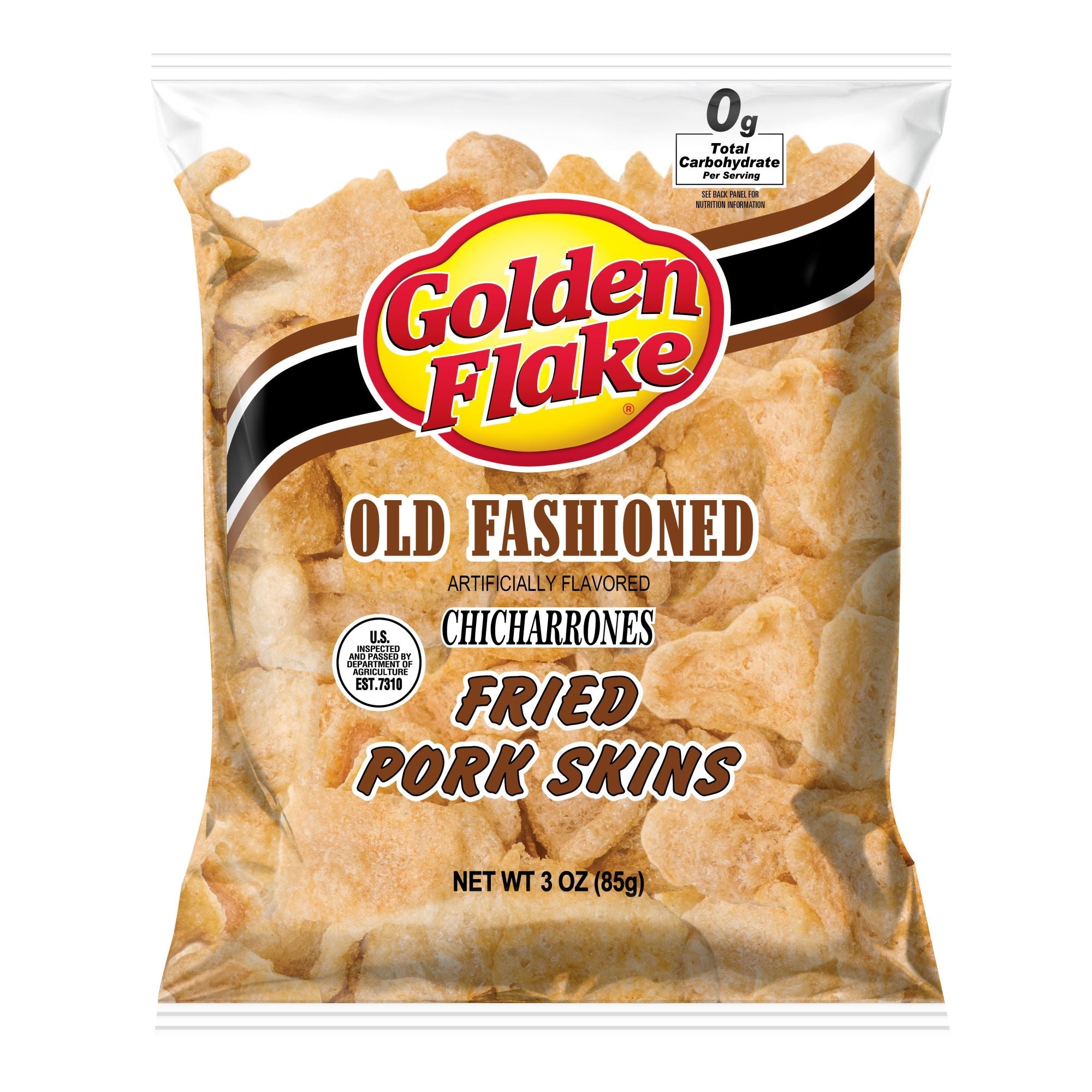 Golden Flake Pork Skins Old Fashioned Original 3 oz. Bundler_Golden OnTheGo Golden Flake 