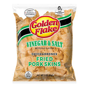 Golden Flake Pork Skins/Rinds Salt & Vinegar 3 oz. Bundler_Golden OnTheGo Golden Flake 