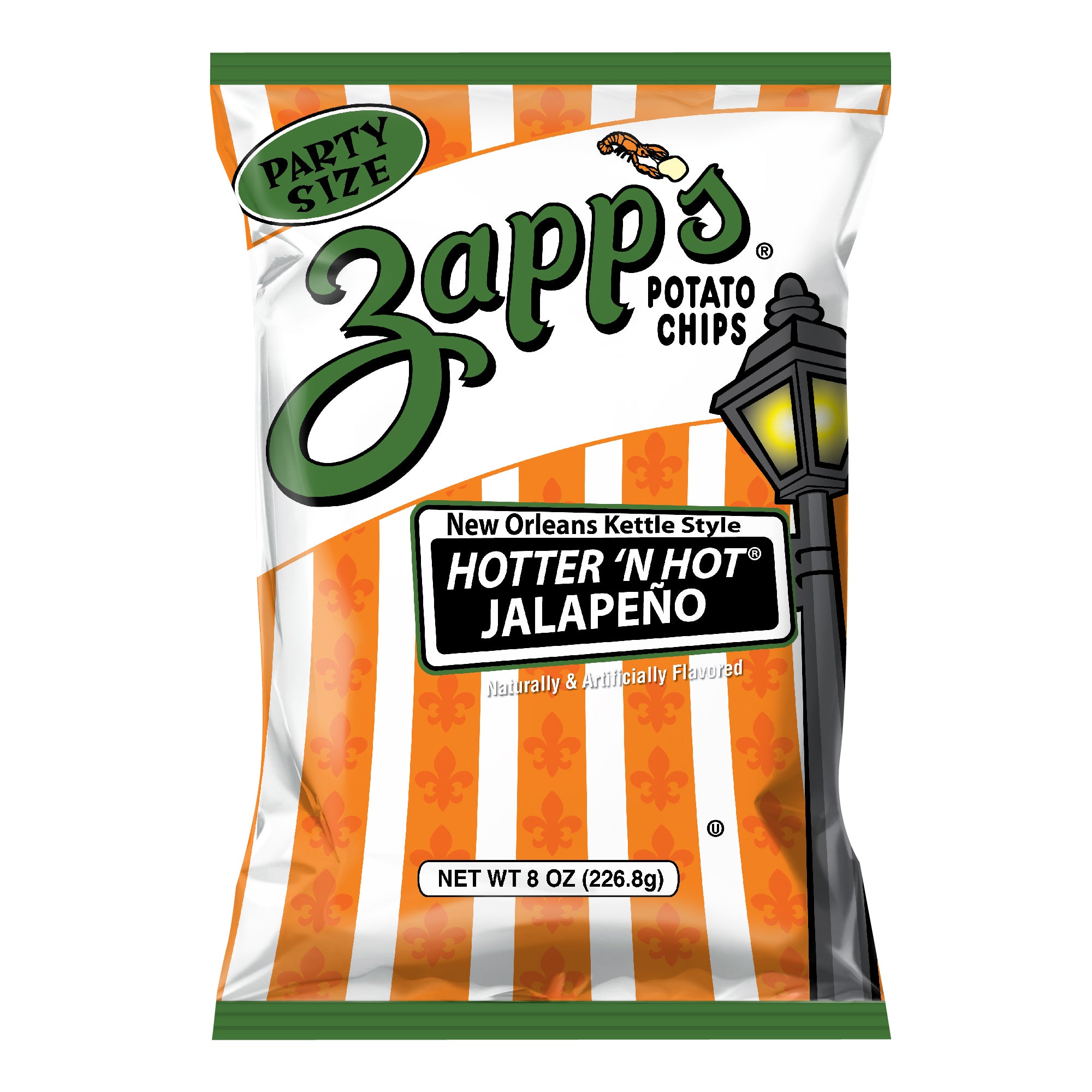 Kettle Brand Potato Chips, Jalapeno Kettle Chips, 8.5 oz