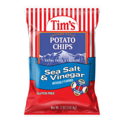 Tim's Potato Chips, Sea Salt & Vinegar Potato Chips Tim's Cascade Snacks 