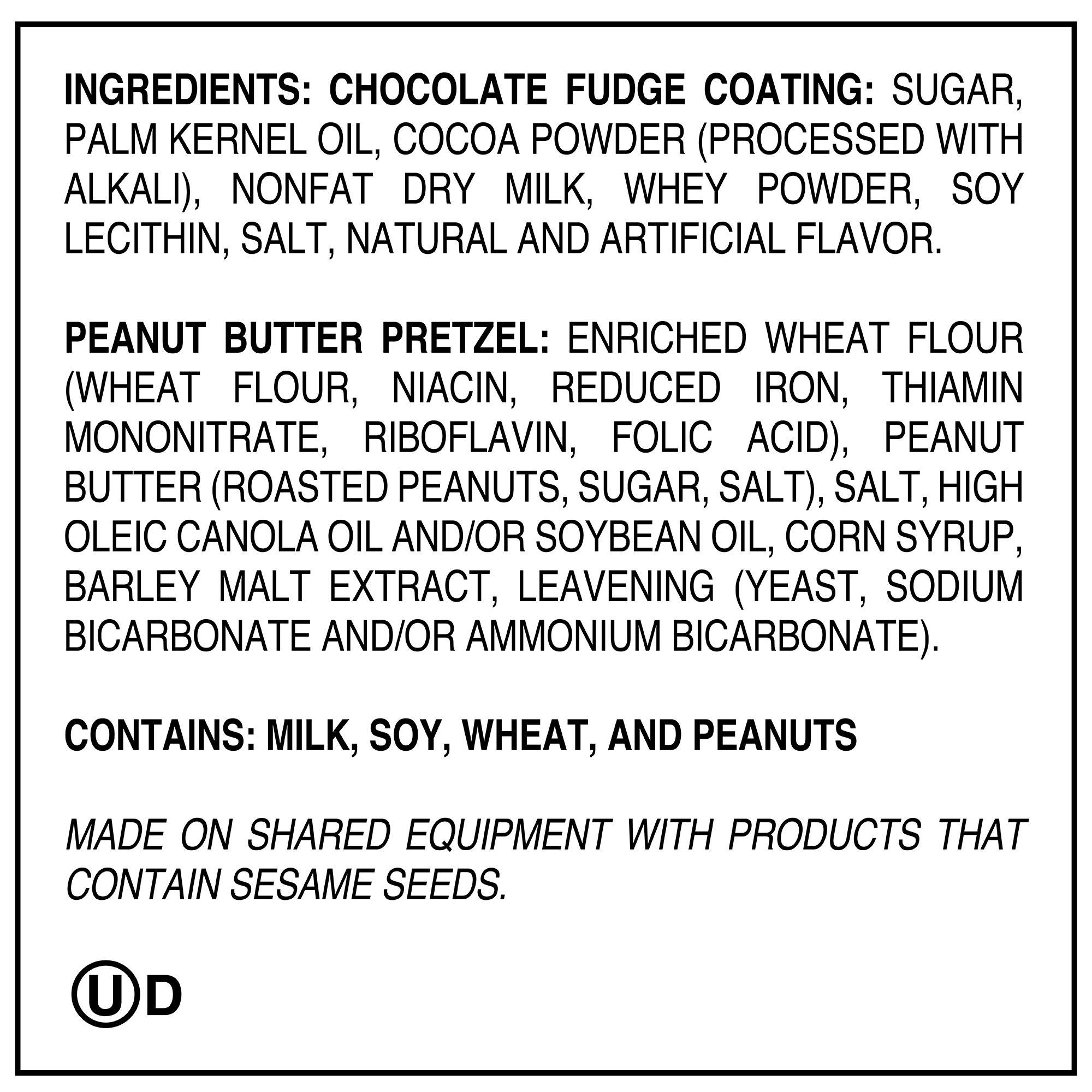 Utz Chocolate Fudge Covered, Peanut Butter Filled Pretzels Seasonal Items Utz 