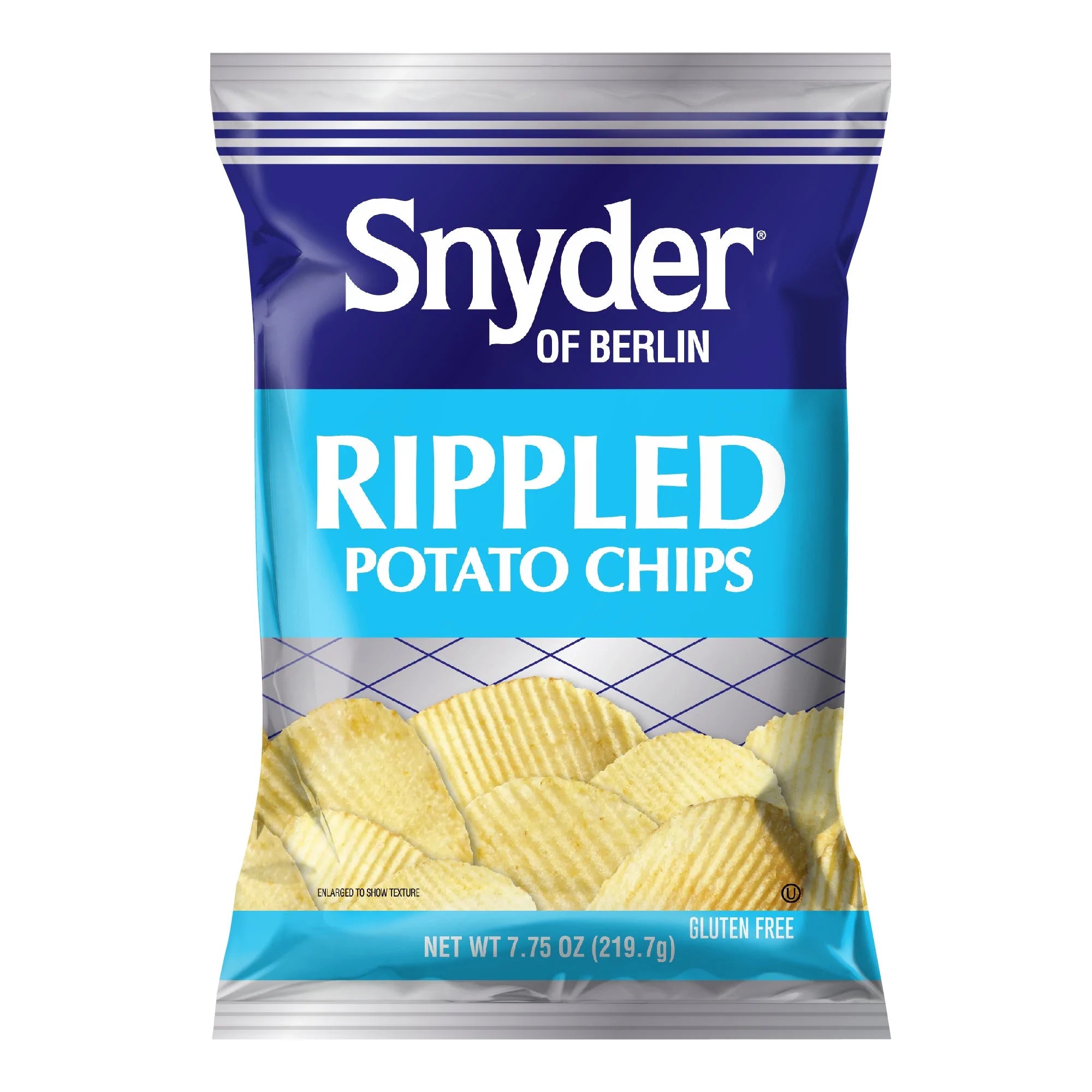 Snyder of Berlin Potato Chips Rippled Original 7.75 oz. Potato Chips Snyder of Berlin 
