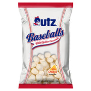 Utz Cheese Balls White Cheddar Baseballs 8.5 oz. Cheese Snacks Utz 16 count 