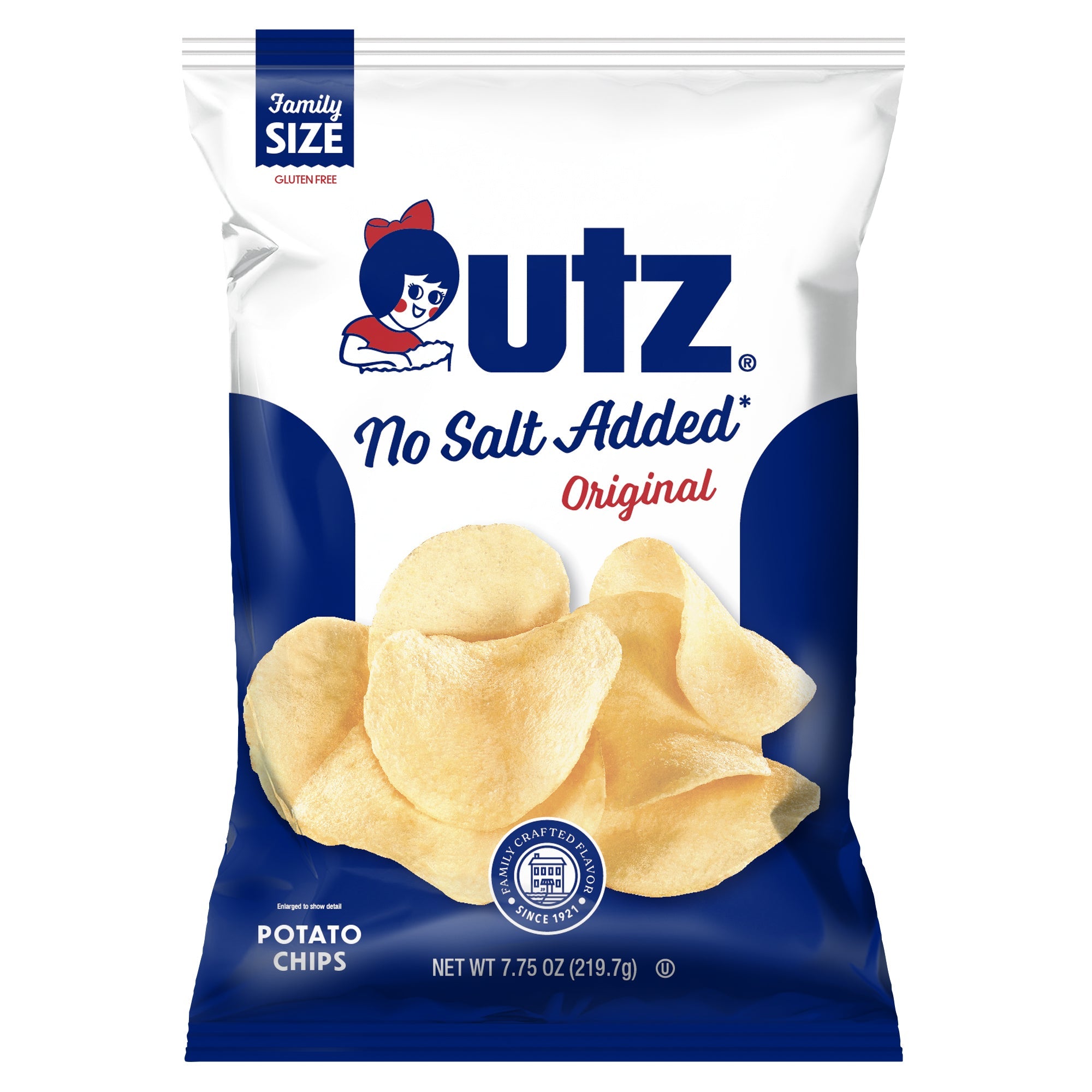 Utz Original No Salt Added Potato Chips – Utz Quality Foods