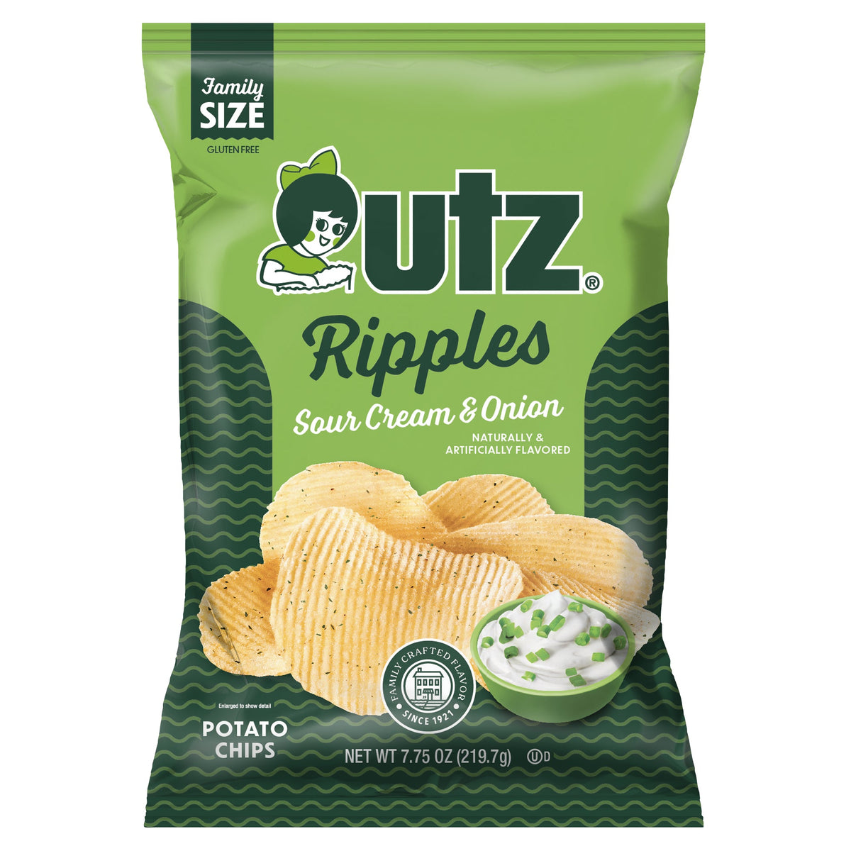 Utz Sour Cream & Onion Ripple Potato Chip – Utz Quality Foods