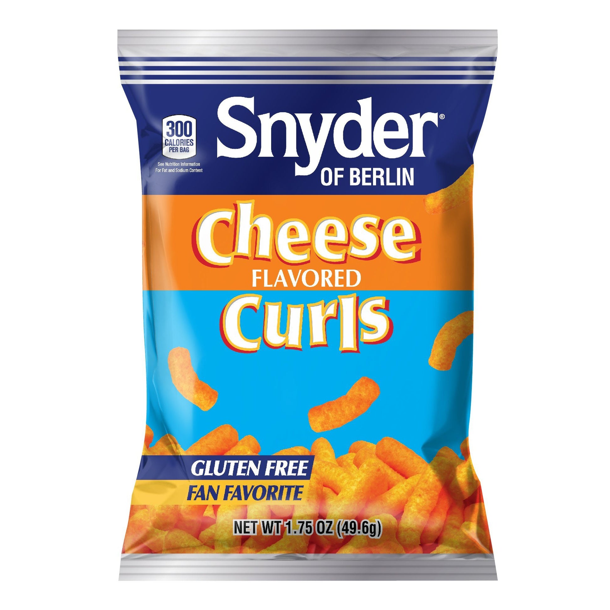 Snyder of Berlin Curls, Cheddar Cheese Cheese Snacks Snyder of Berlin 1.75 oz. - 24 count 