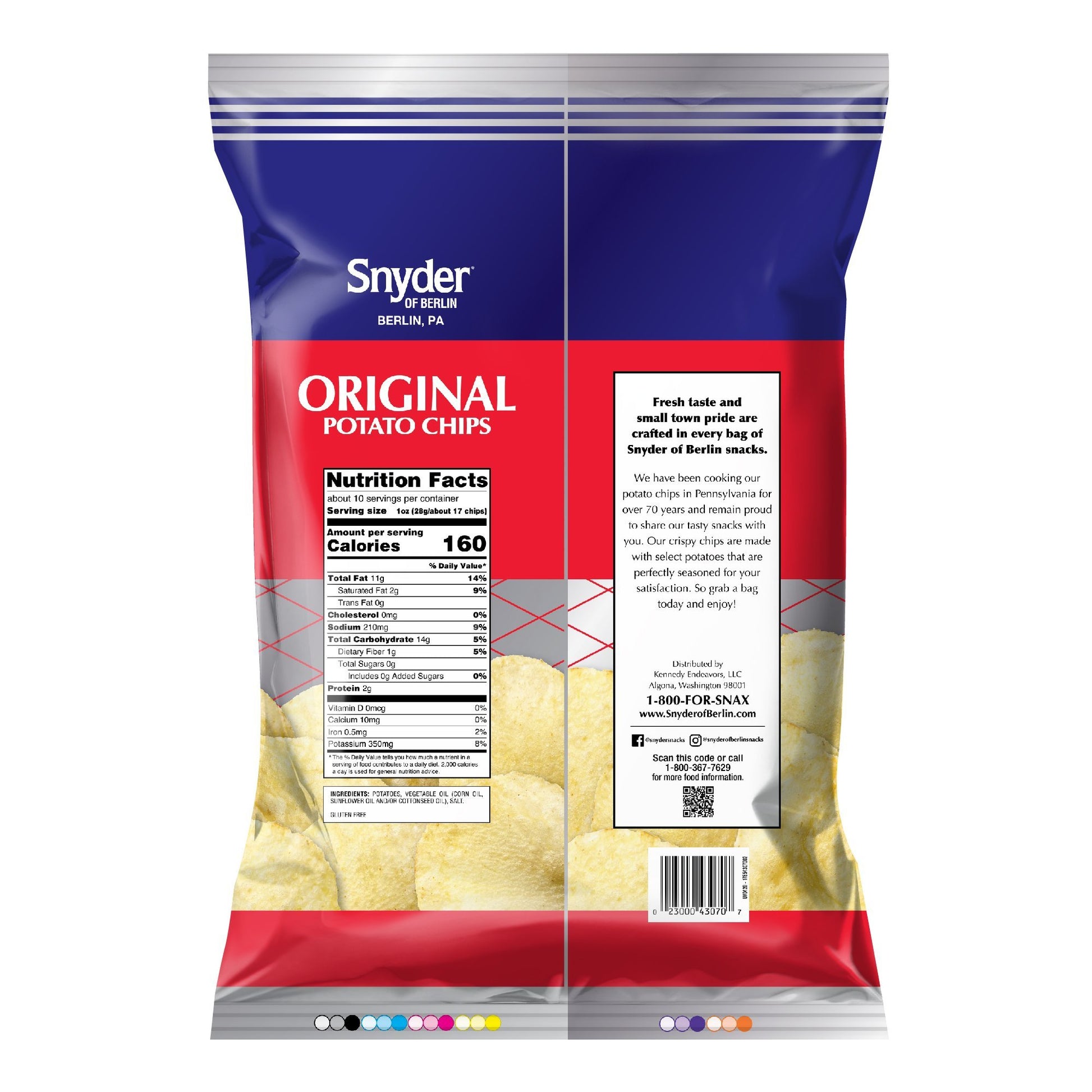 Snyder of Berlin Potato Chips, Original Potato Chips Snyder of Berlin 