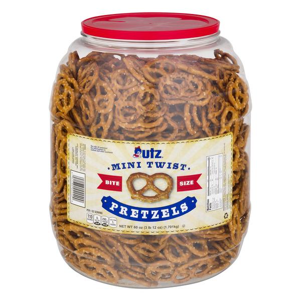 Utz Pretzels, Mini Twists 60 oz. Barrel (2 Pack) Barrels Utz 