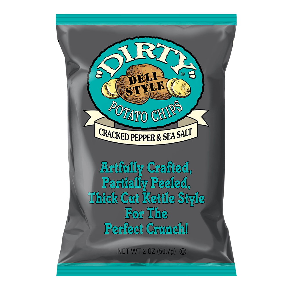 Dirty Kettle Style Potato Chips Cracked Pepper & Sea Salt 2 oz
