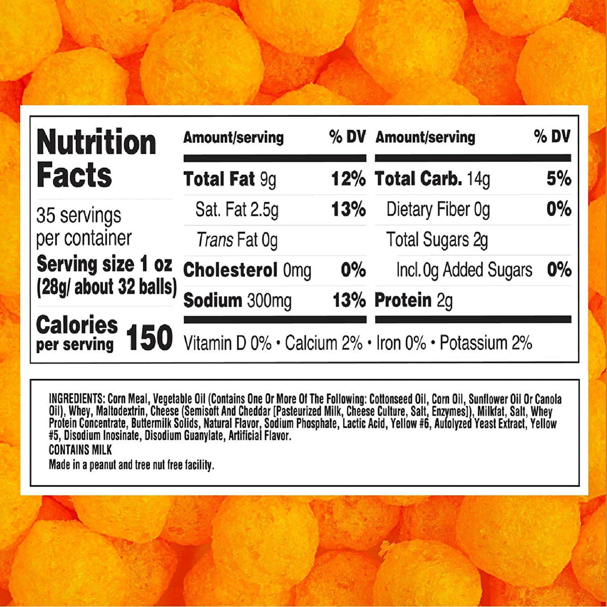 Utz Cheese Balls 35 Oz Utz Cheese Balls 35 Oz