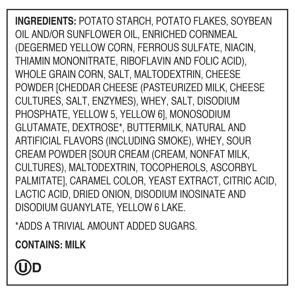 TGI Fridays Cheddar Bacon Potato Skins Utz Quality Foods