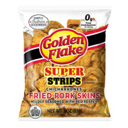 Golden Flake Pork Skins Super Strips Mild Red Pepper 3 oz. Bundler_Golden OnTheGo Golden Flake 